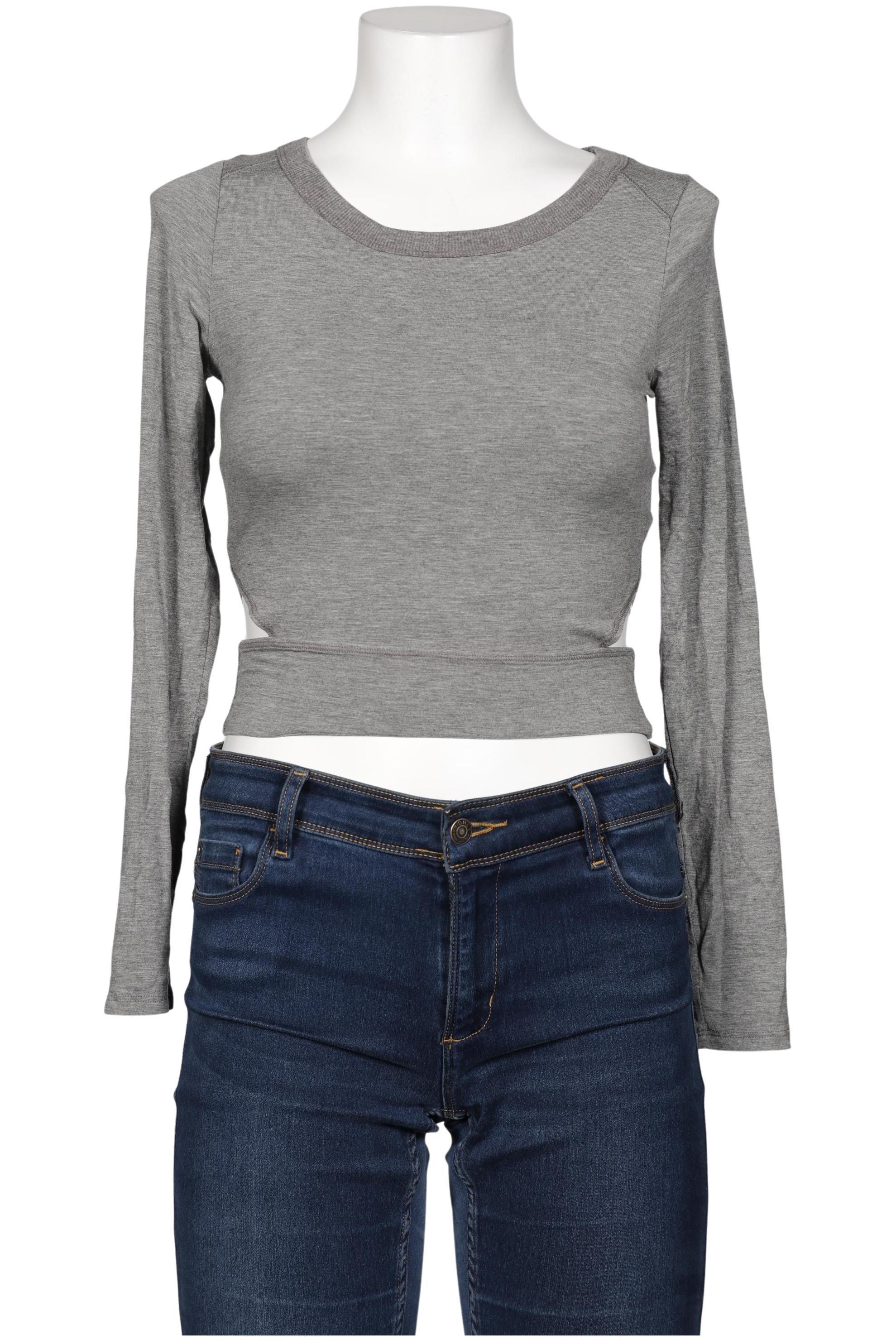 

Hollister Damen Langarmshirt, grau, Gr. 38