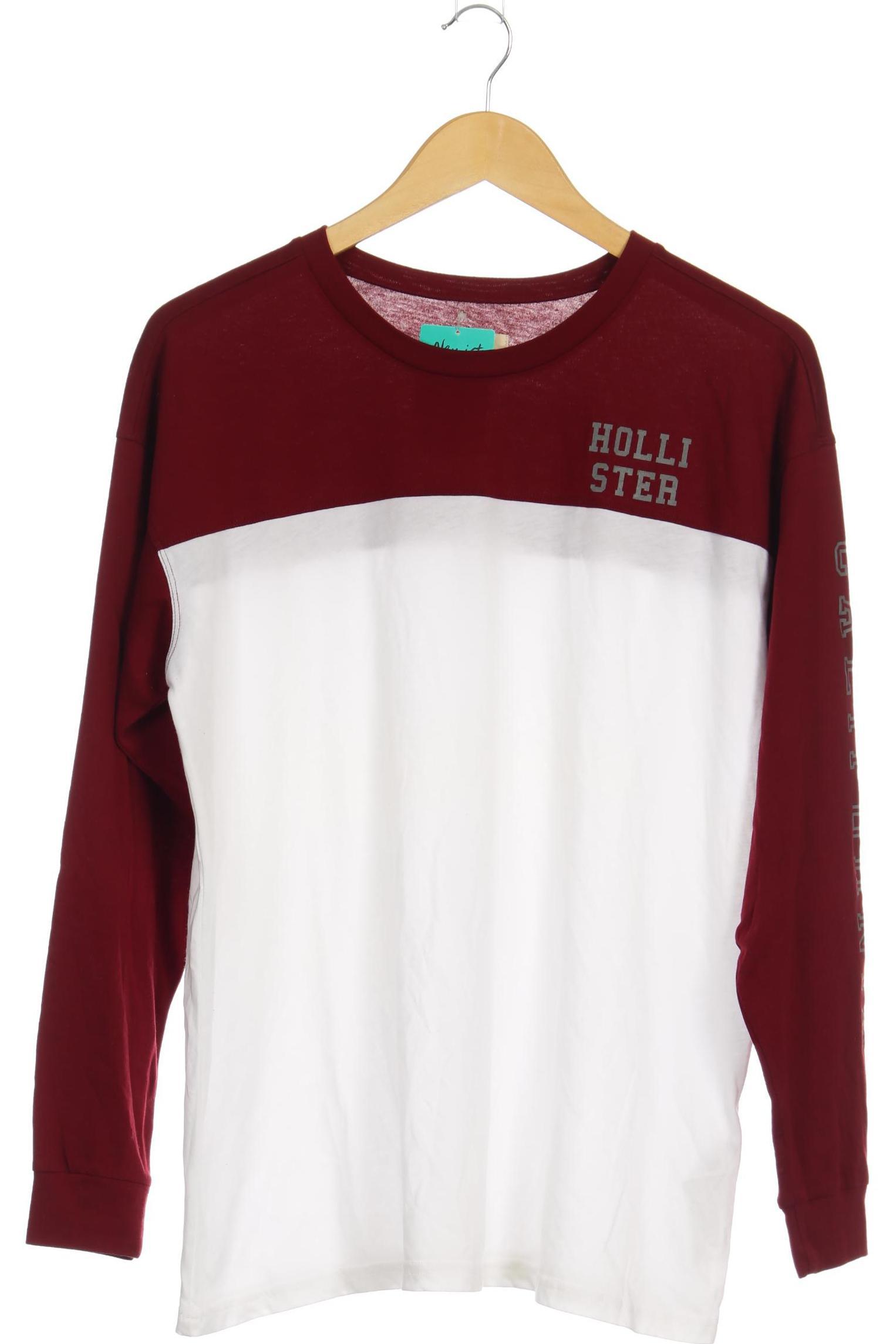 

Hollister Damen Langarmshirt, weiß, Gr.