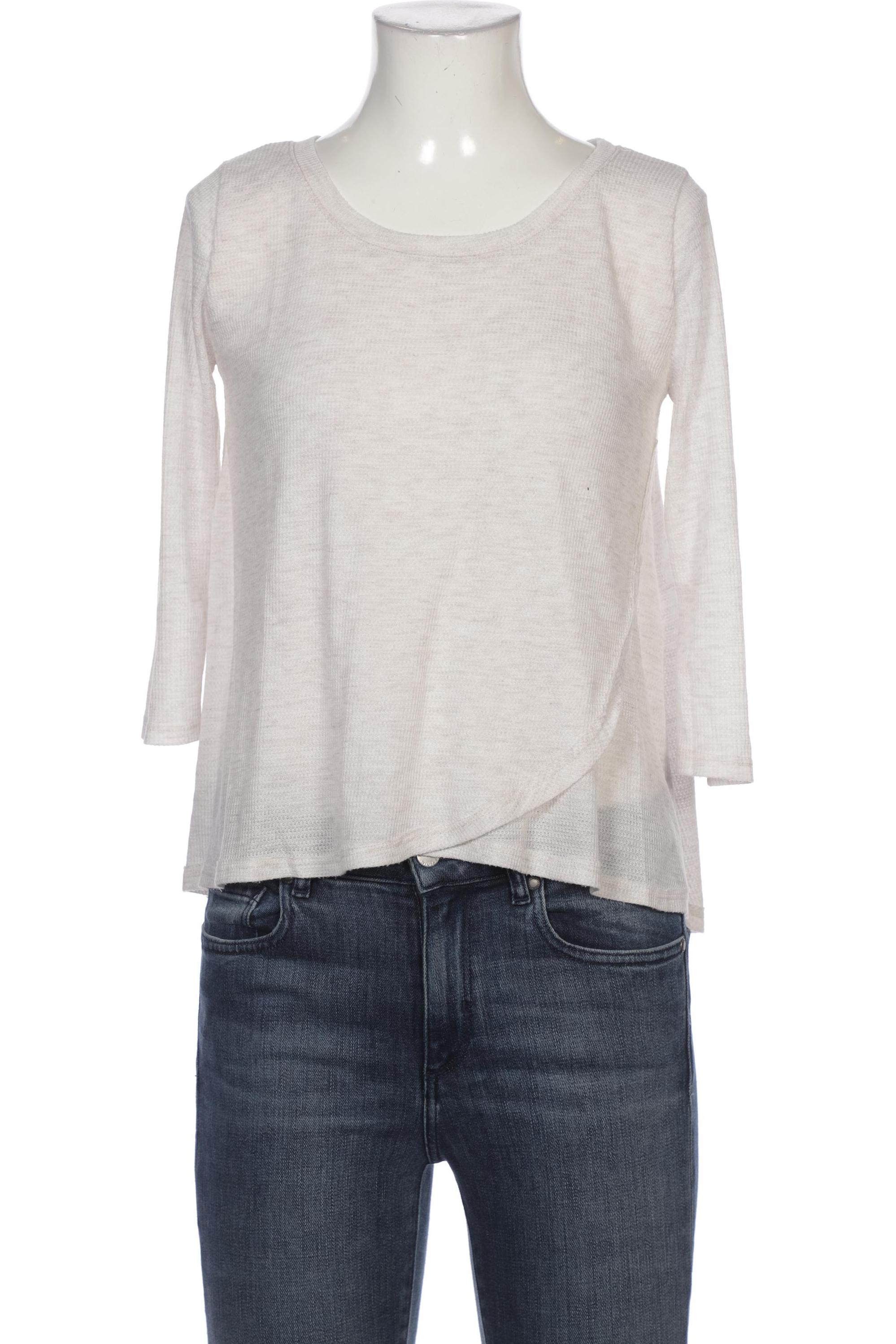 

Hollister Damen Langarmshirt, cremeweiß, Gr. 34