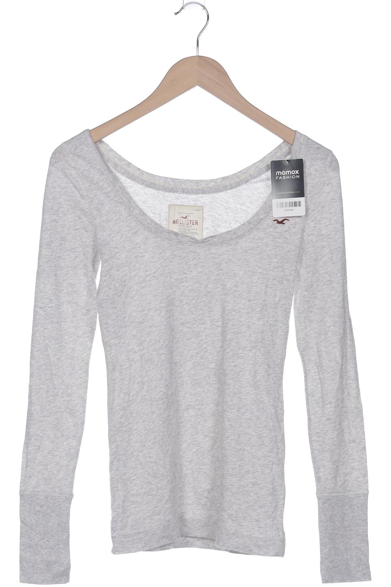 

Hollister Damen Langarmshirt, cremeweiß, Gr. 38