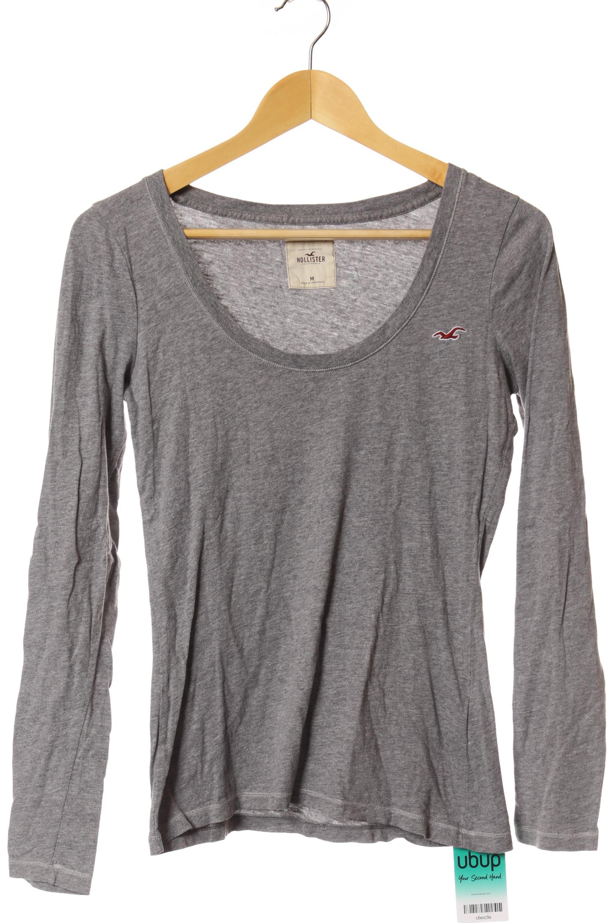 

Hollister Damen Langarmshirt, grau, Gr.