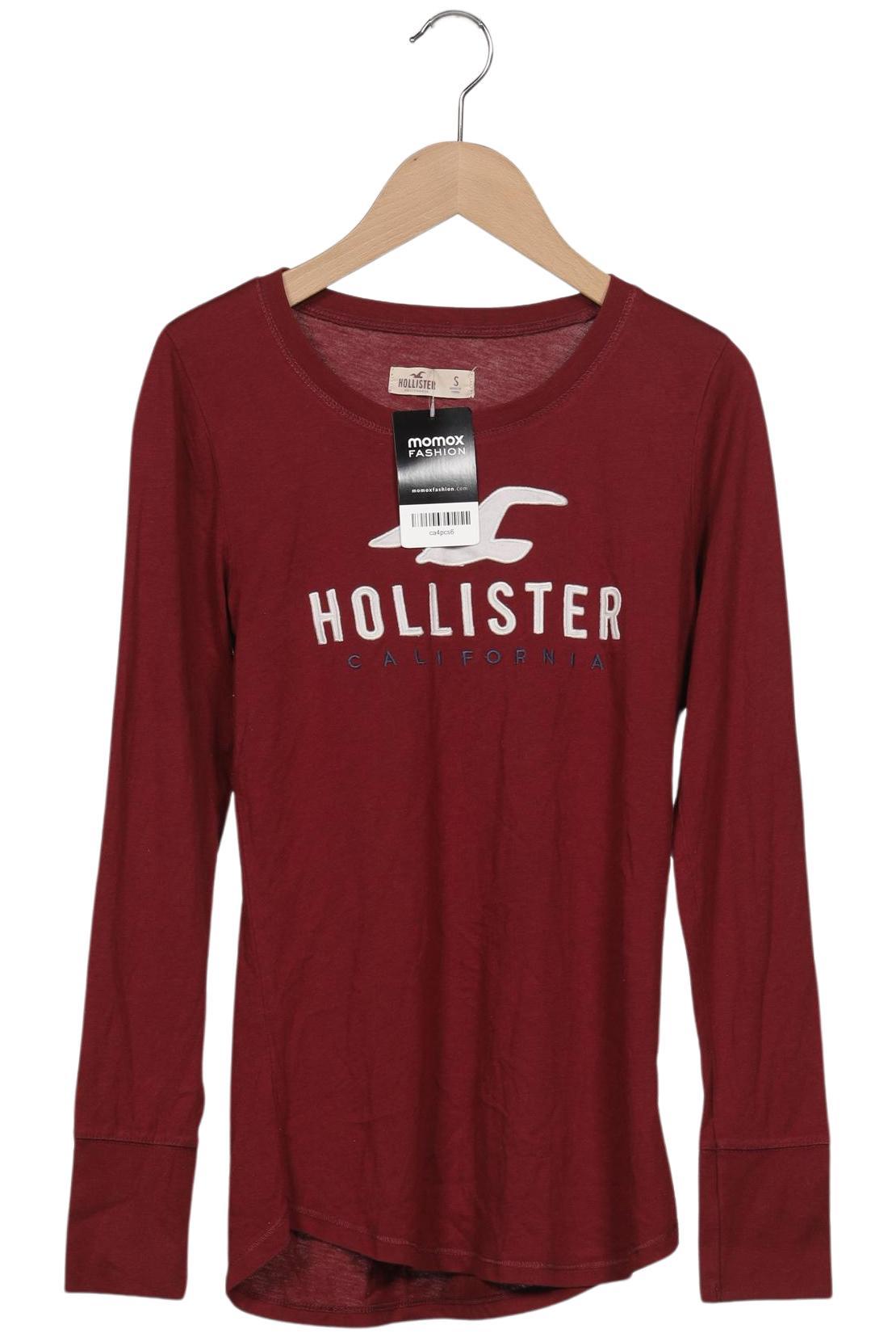 

Hollister Damen Langarmshirt, rot, Gr. 36