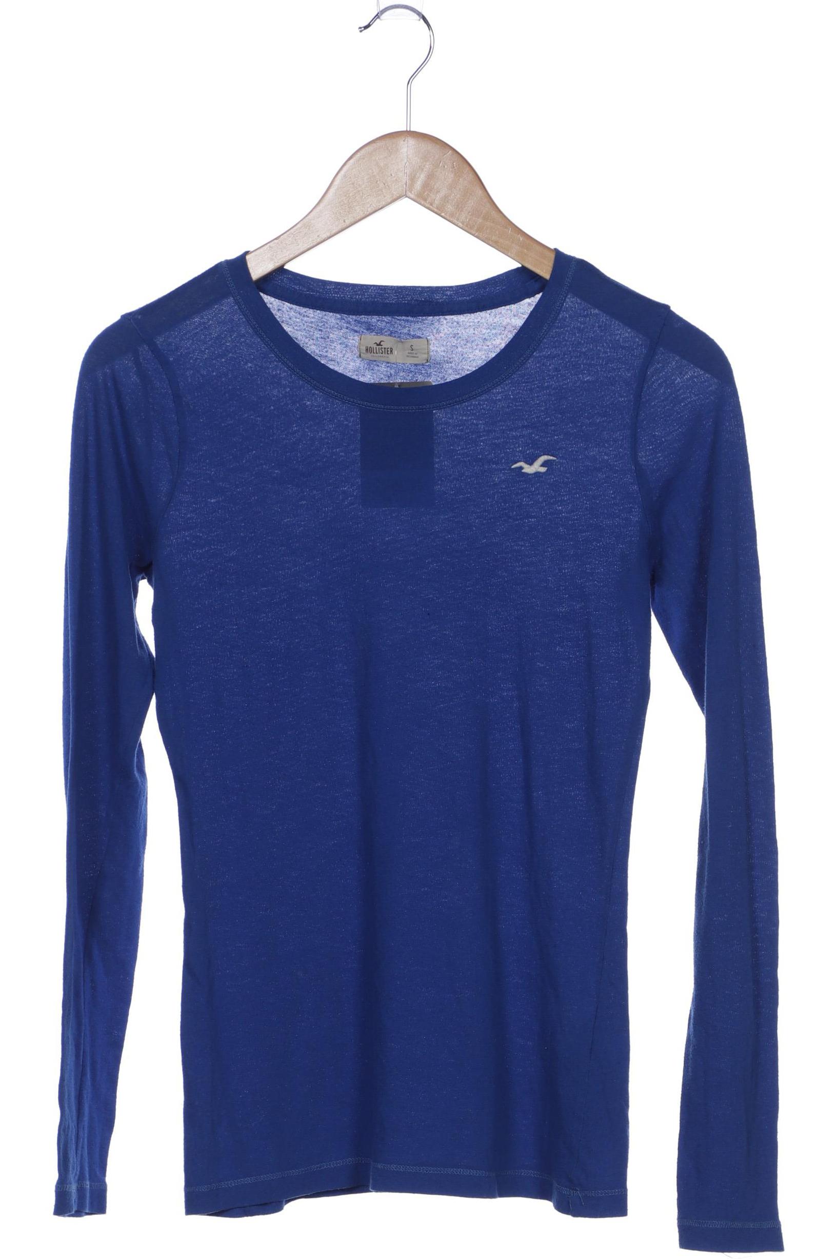 

Hollister Damen Langarmshirt, blau, Gr. 36