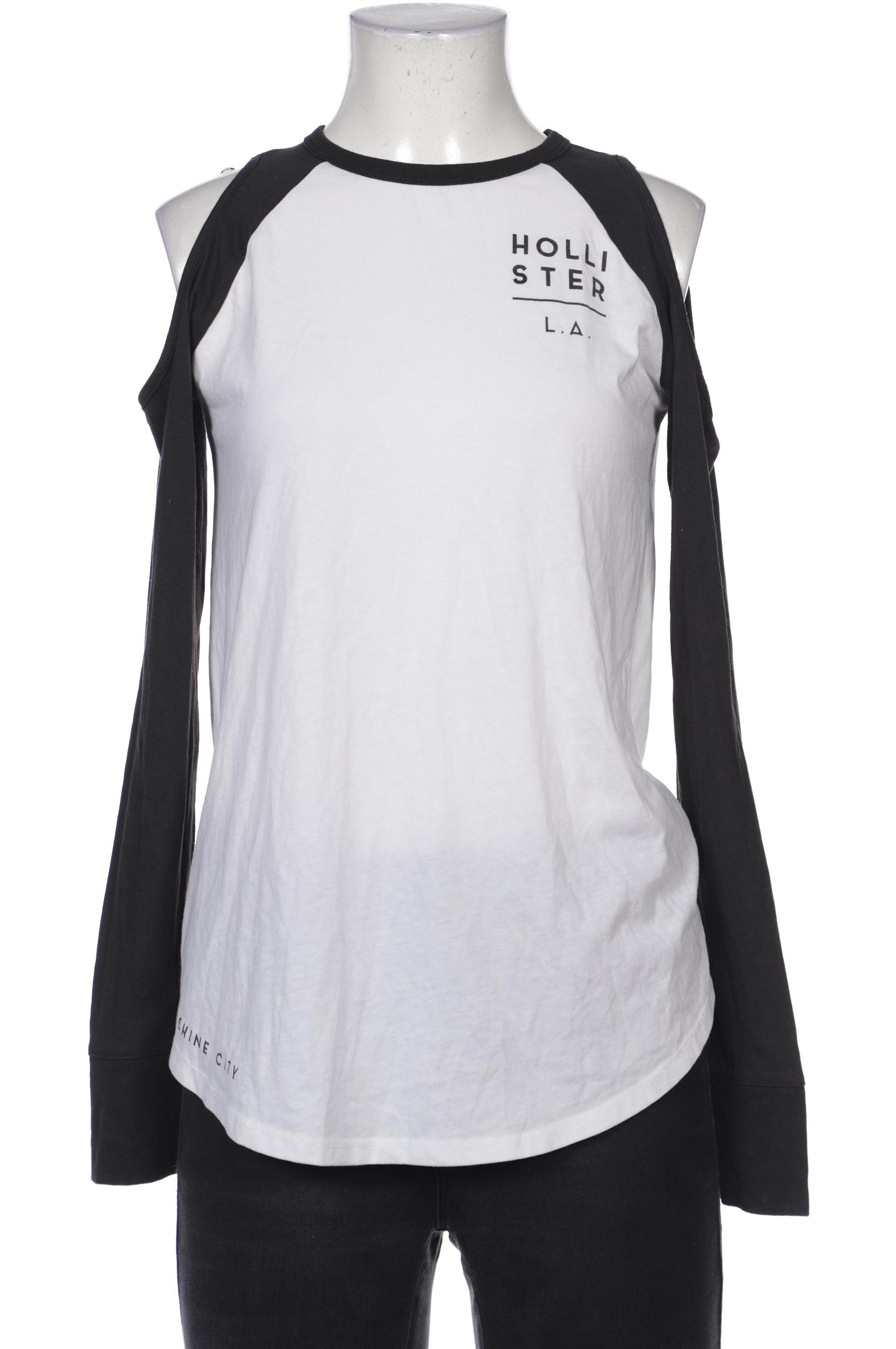 

Hollister Damen Langarmshirt, weiß, Gr. 36