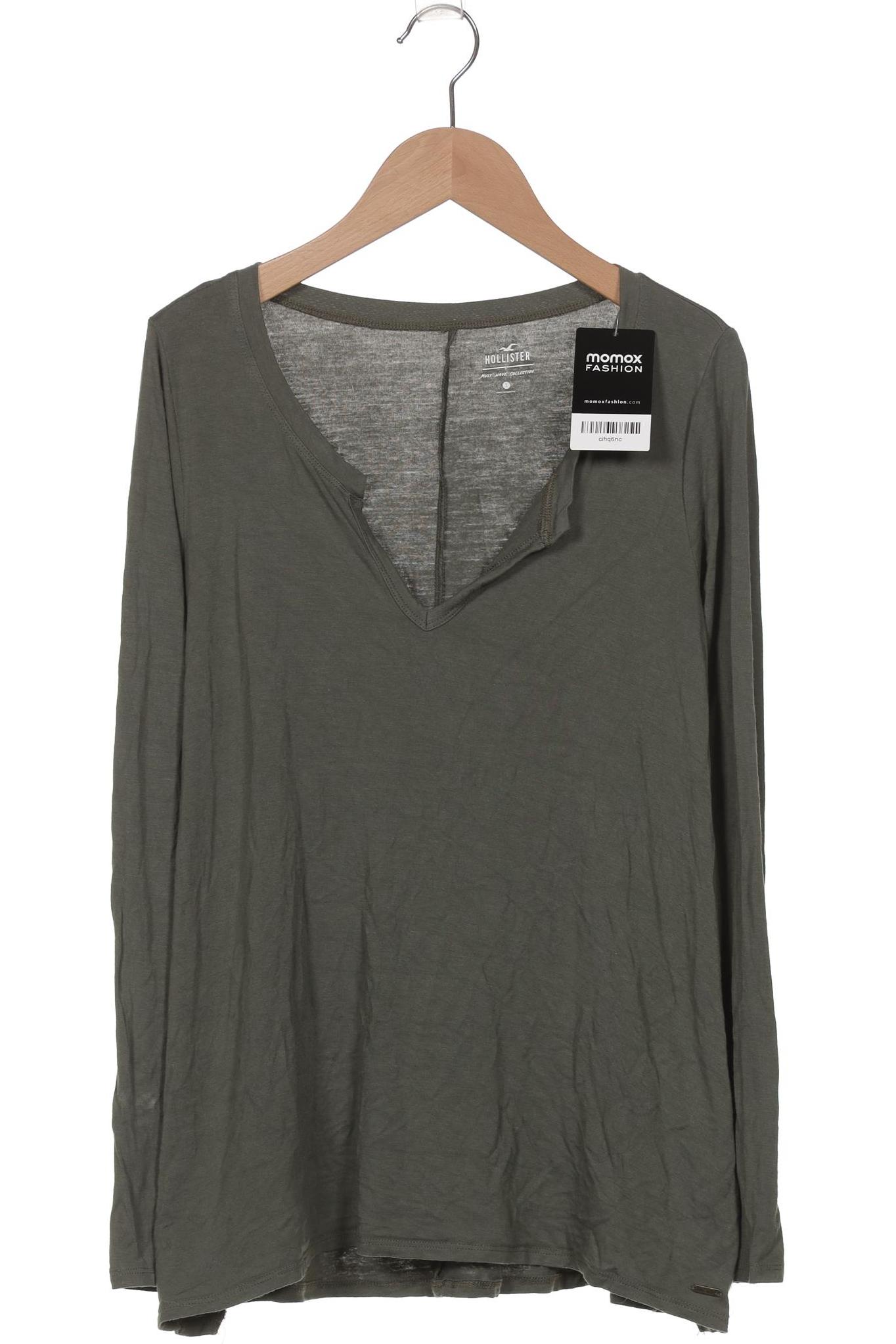 

Hollister Damen Langarmshirt, grün, Gr. 36