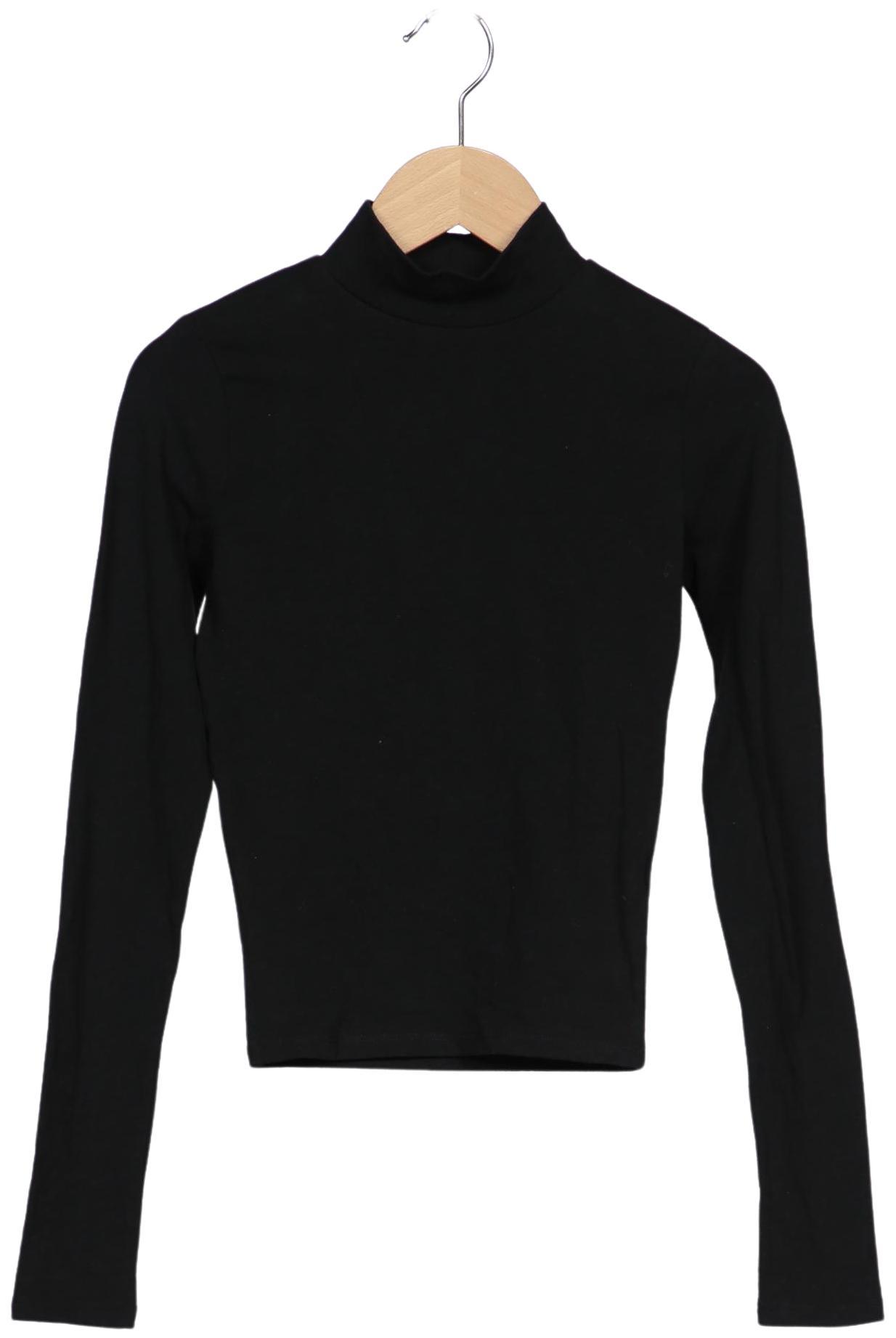 

Hollister Damen Langarmshirt, schwarz, Gr. 32