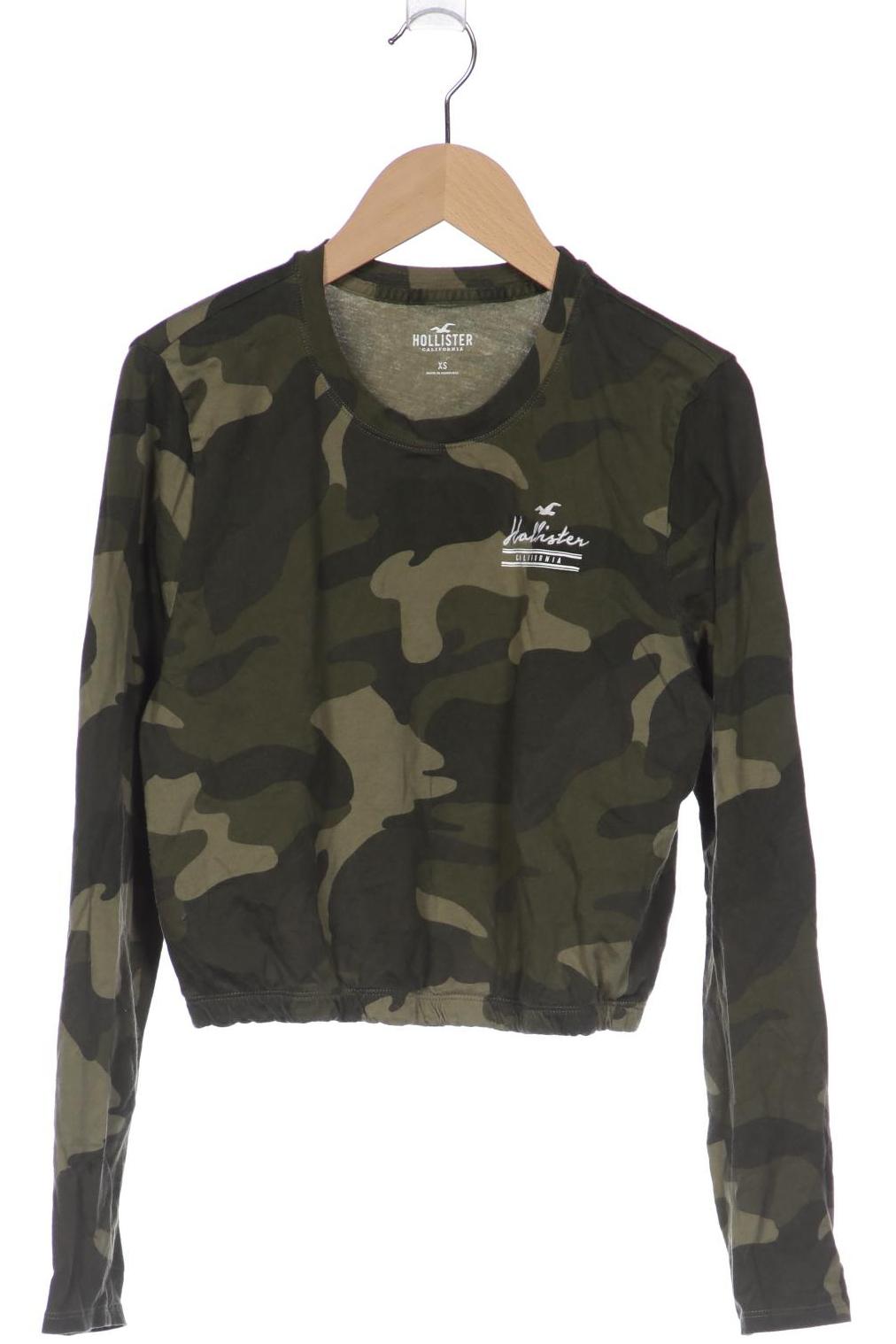 

Hollister Damen Langarmshirt, grün, Gr. 34