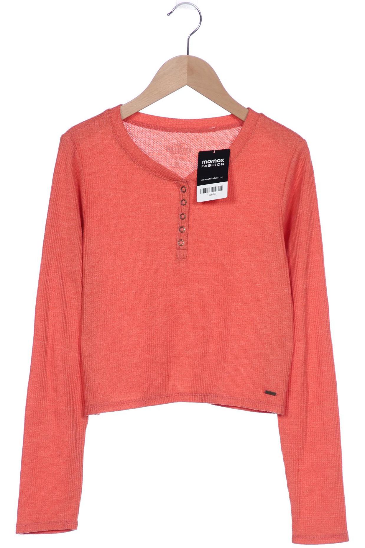 

Hollister Damen Langarmshirt, orange, Gr. 36