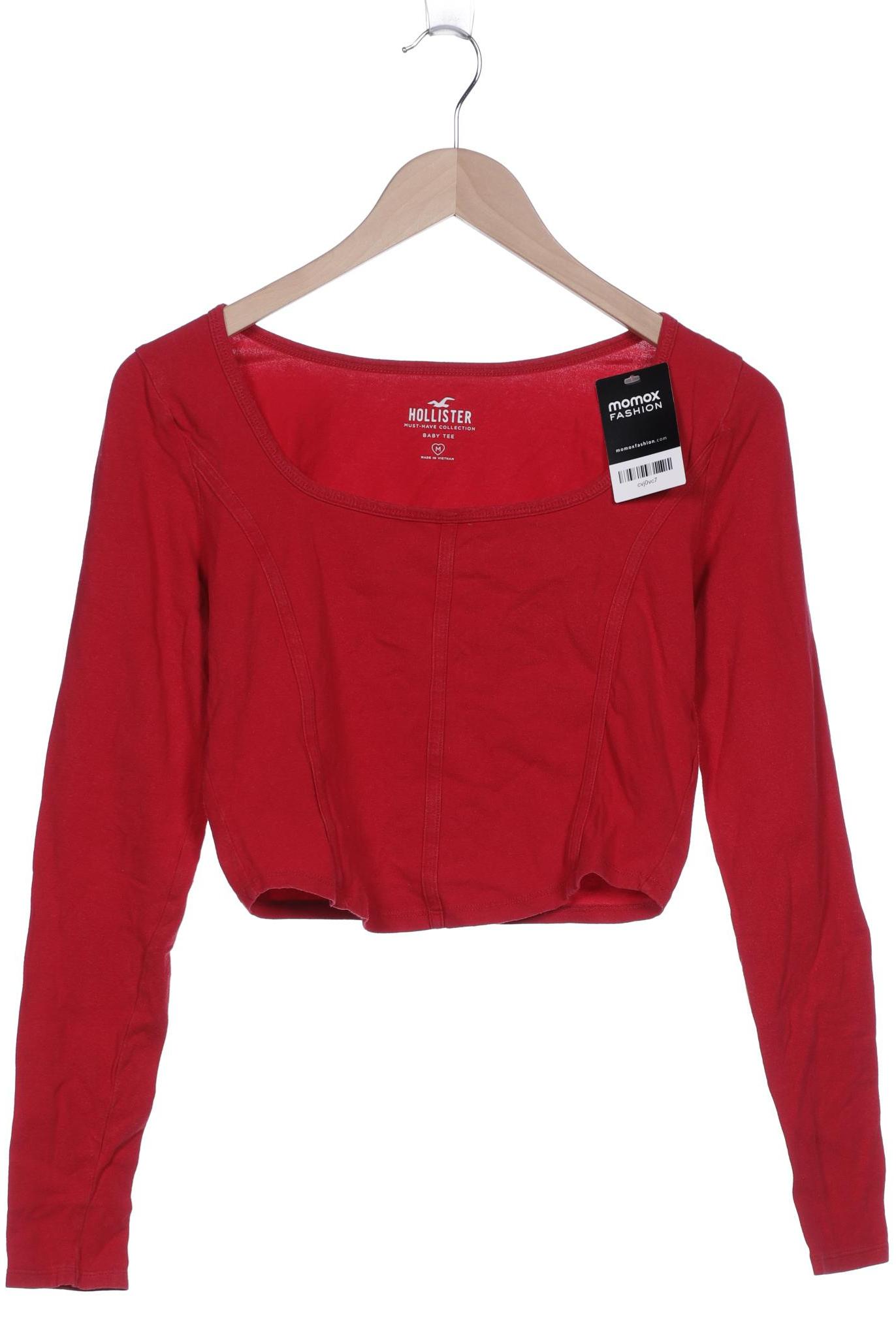 

Hollister Damen Langarmshirt, rot, Gr. 38
