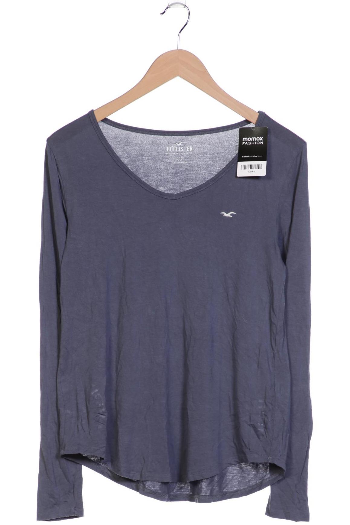 

Hollister Damen Langarmshirt, blau, Gr. 36