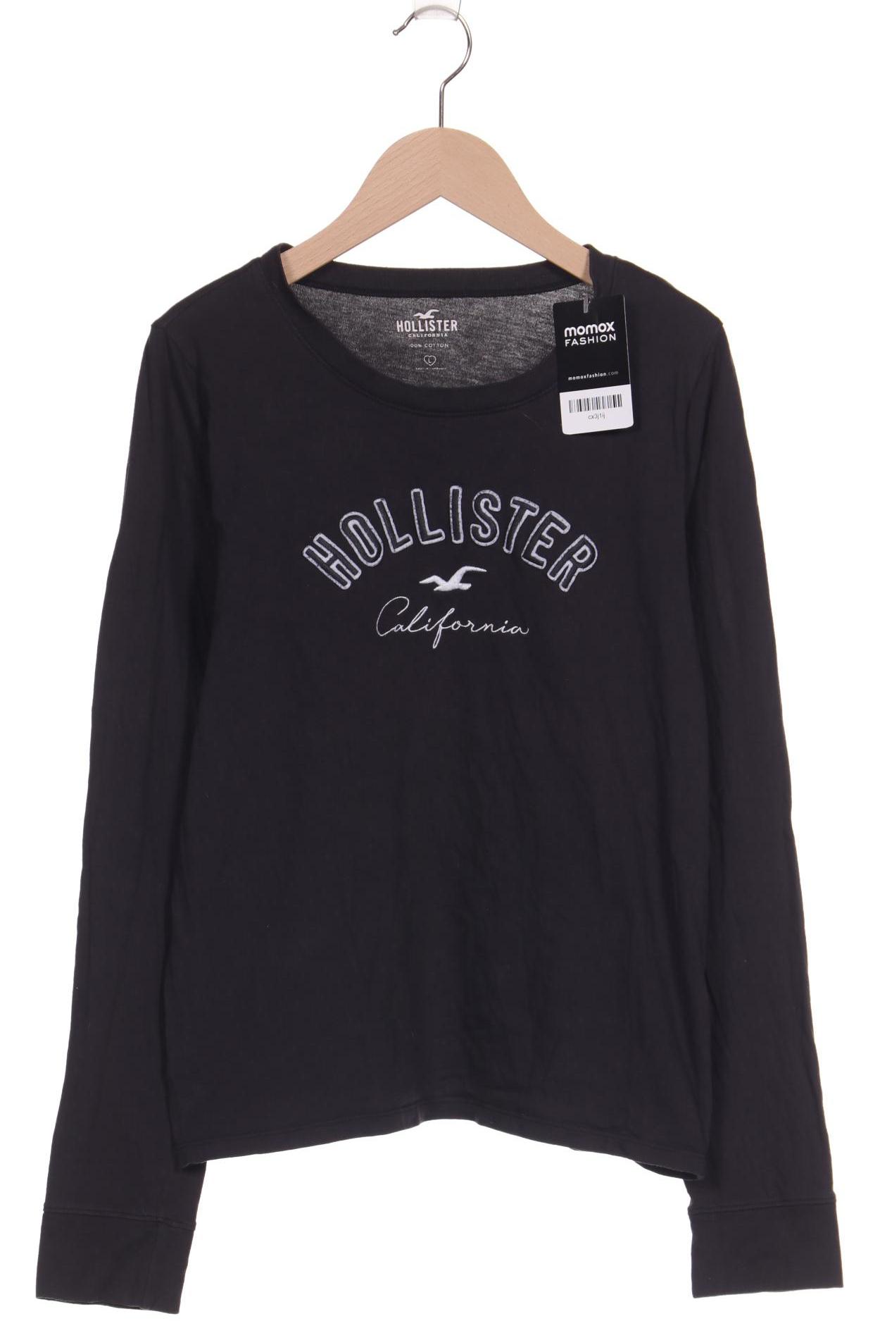 

Hollister Damen Langarmshirt, grau, Gr. 42