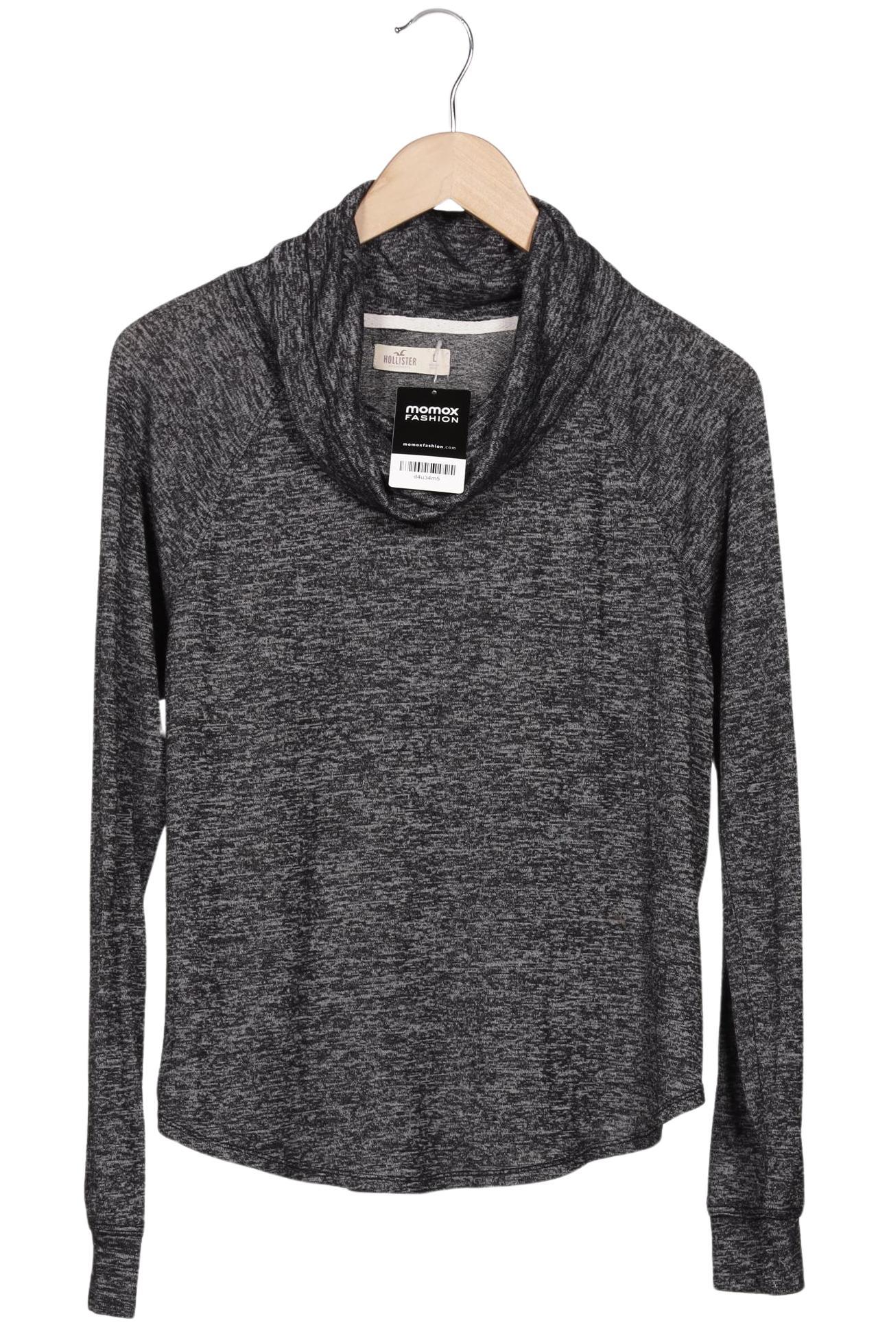 

Hollister Damen Langarmshirt, grau, Gr. 42