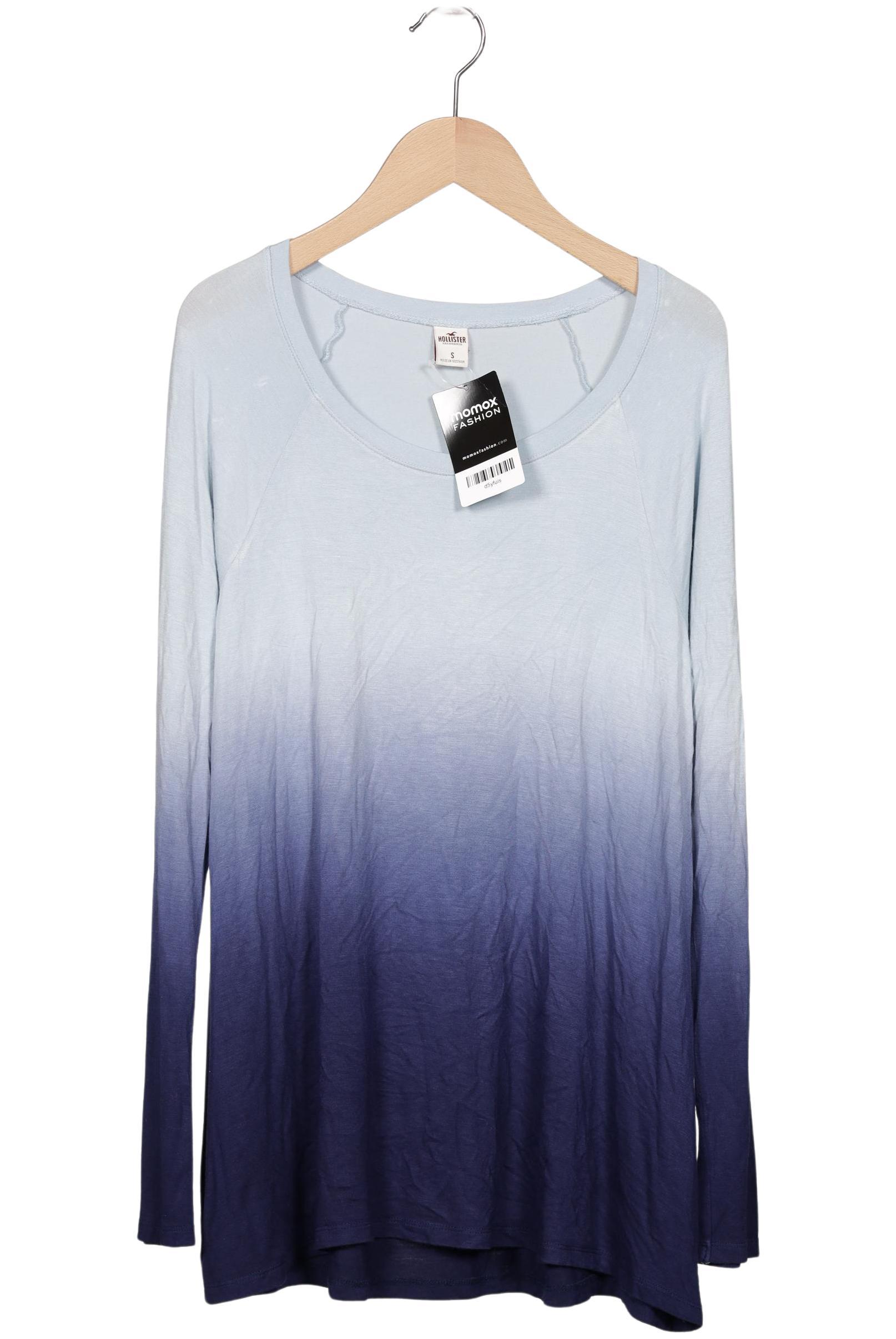 

Hollister Damen Langarmshirt, hellblau, Gr. 36