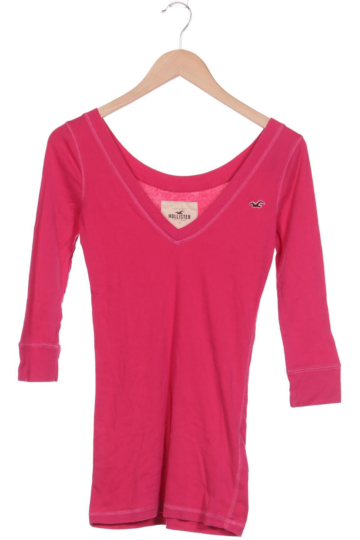 

Hollister Damen Langarmshirt, pink, Gr. 36