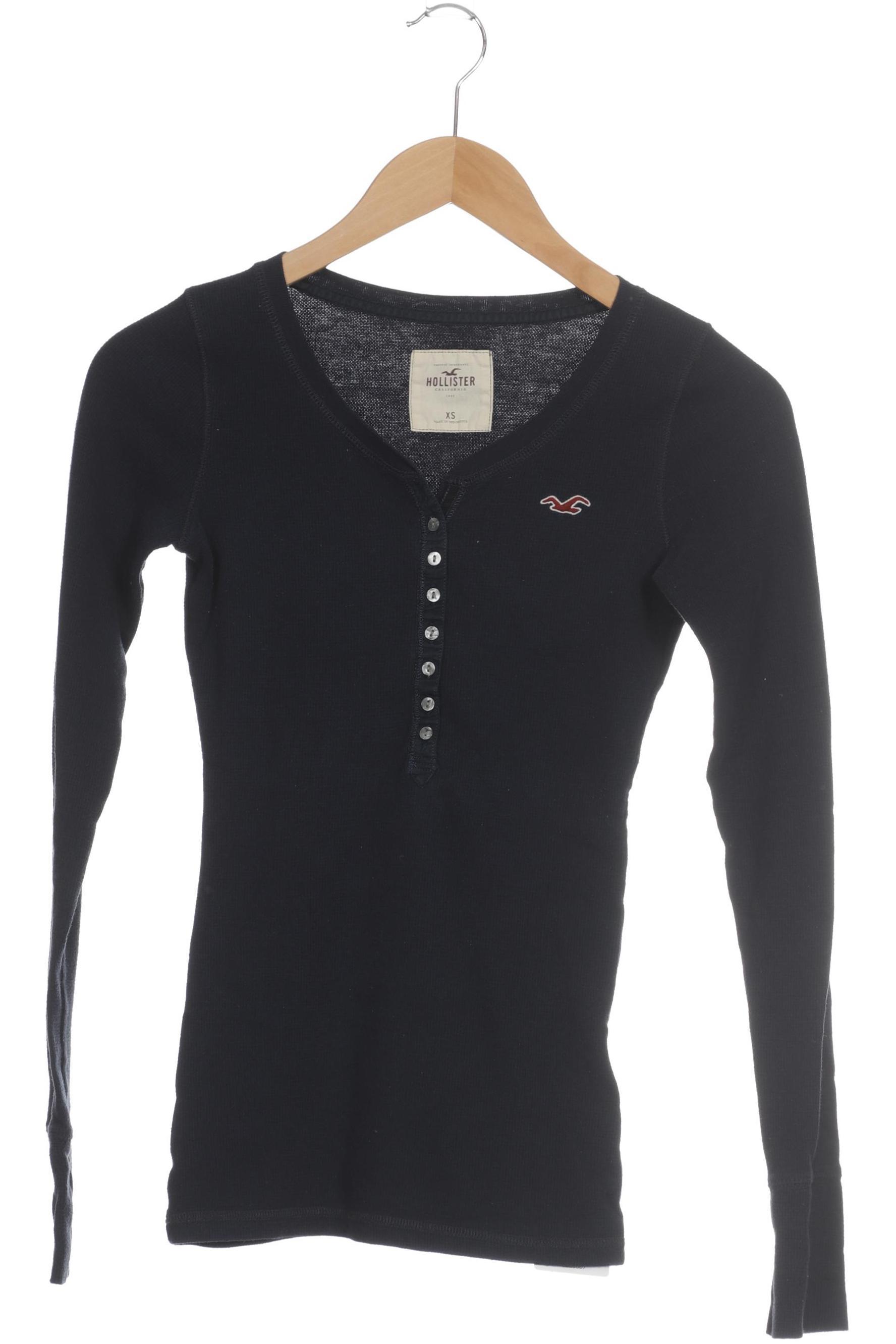 

Hollister Damen Langarmshirt, blau, Gr.