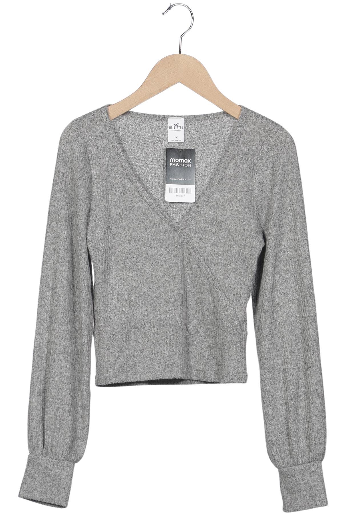 

Hollister Damen Langarmshirt, grau, Gr. 36