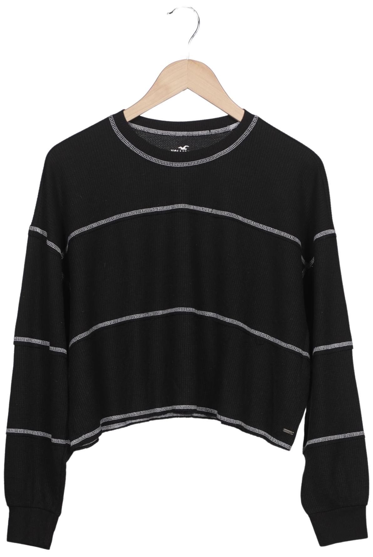 

Hollister Damen Langarmshirt, schwarz, Gr. 38
