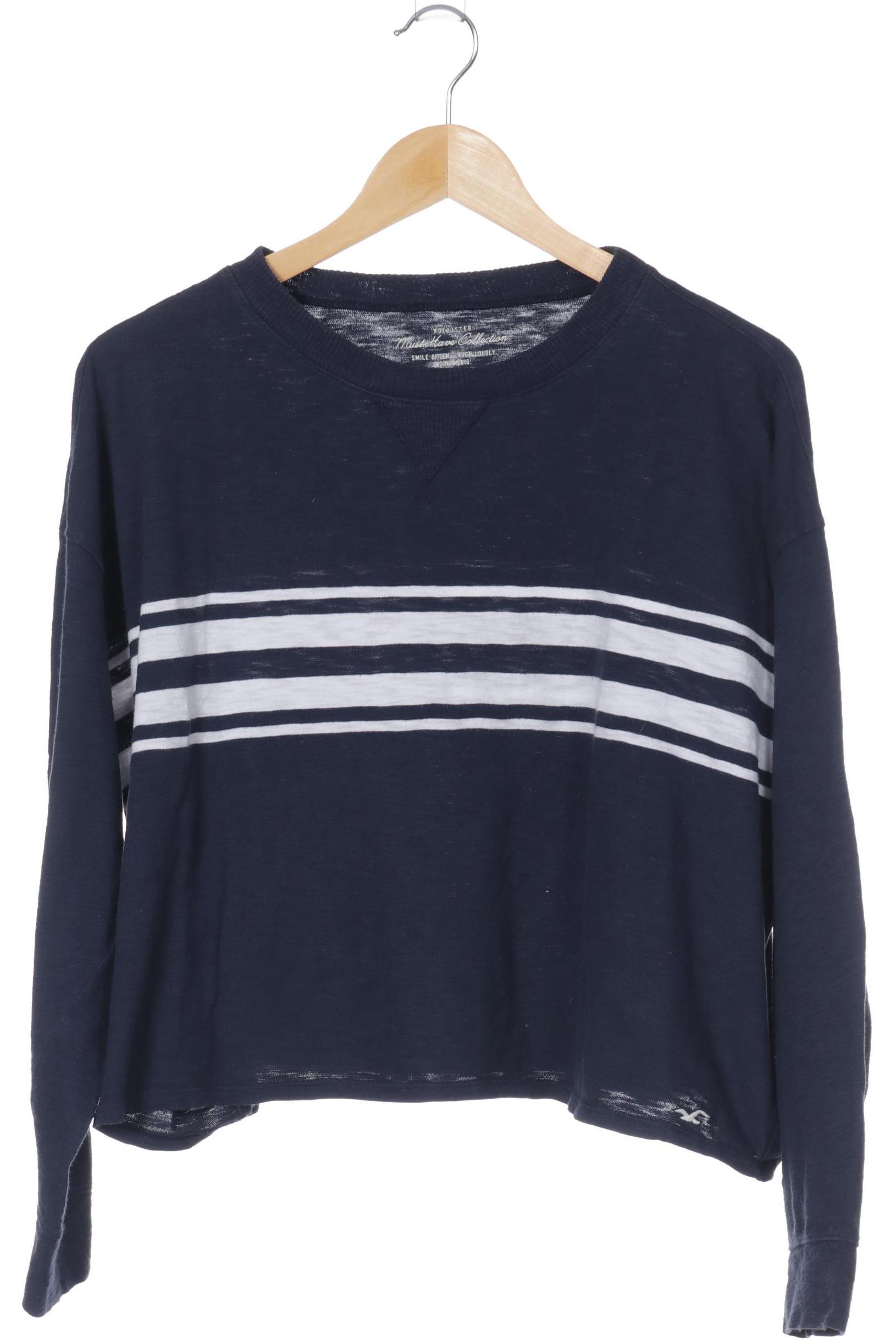 

Hollister Damen Langarmshirt, blau, Gr.