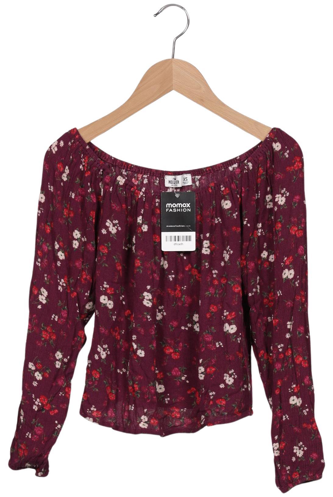 

Hollister Damen Langarmshirt, bordeaux, Gr. 34