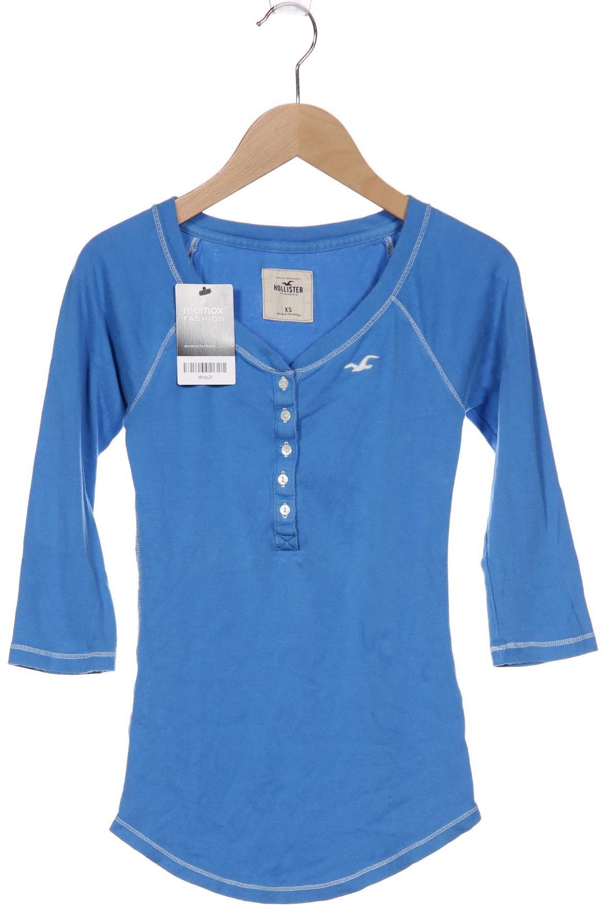 

Hollister Damen Langarmshirt, blau