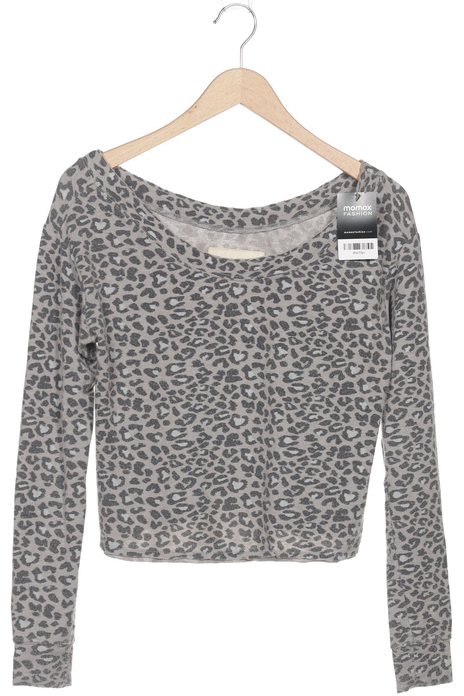 

Hollister Damen Langarmshirt, grau, Gr. 34