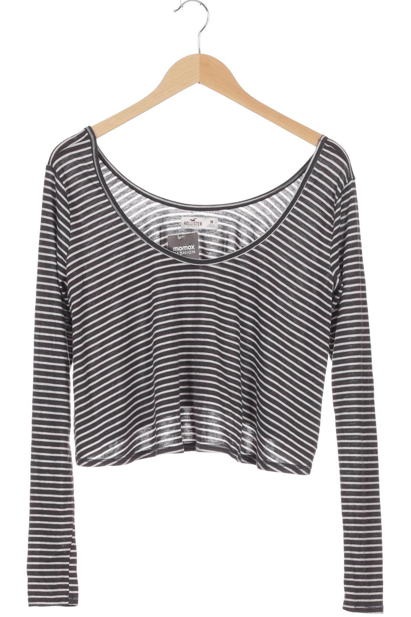 

Hollister Damen Langarmshirt, grau, Gr. 38