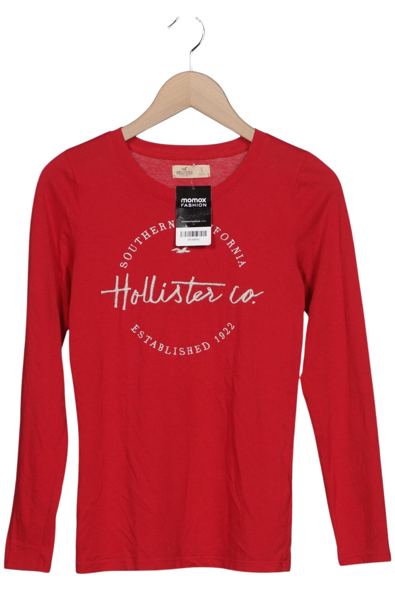 

Hollister Damen Langarmshirt, rot, Gr. 36