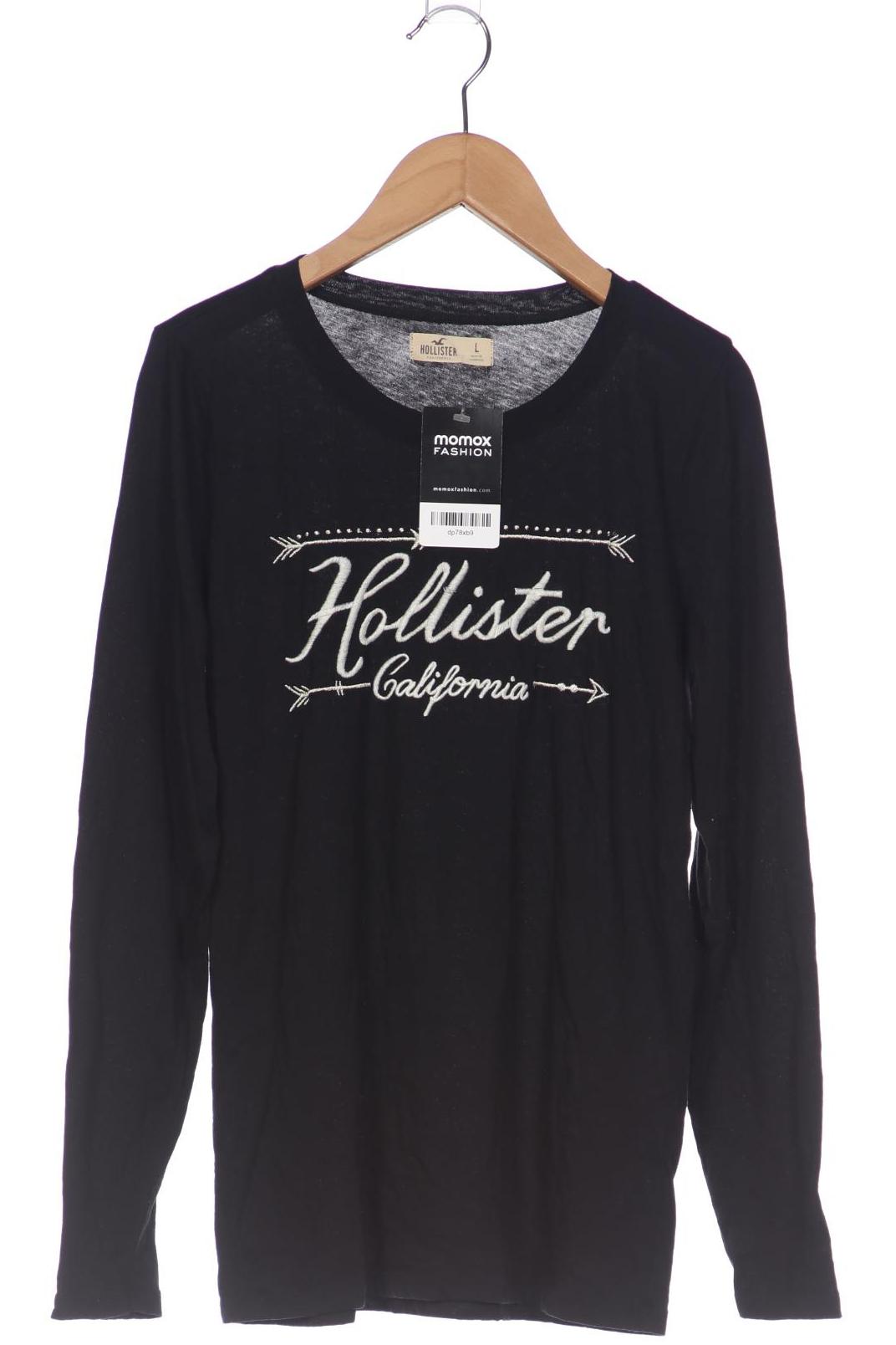 

Hollister Damen Langarmshirt, schwarz, Gr. 42