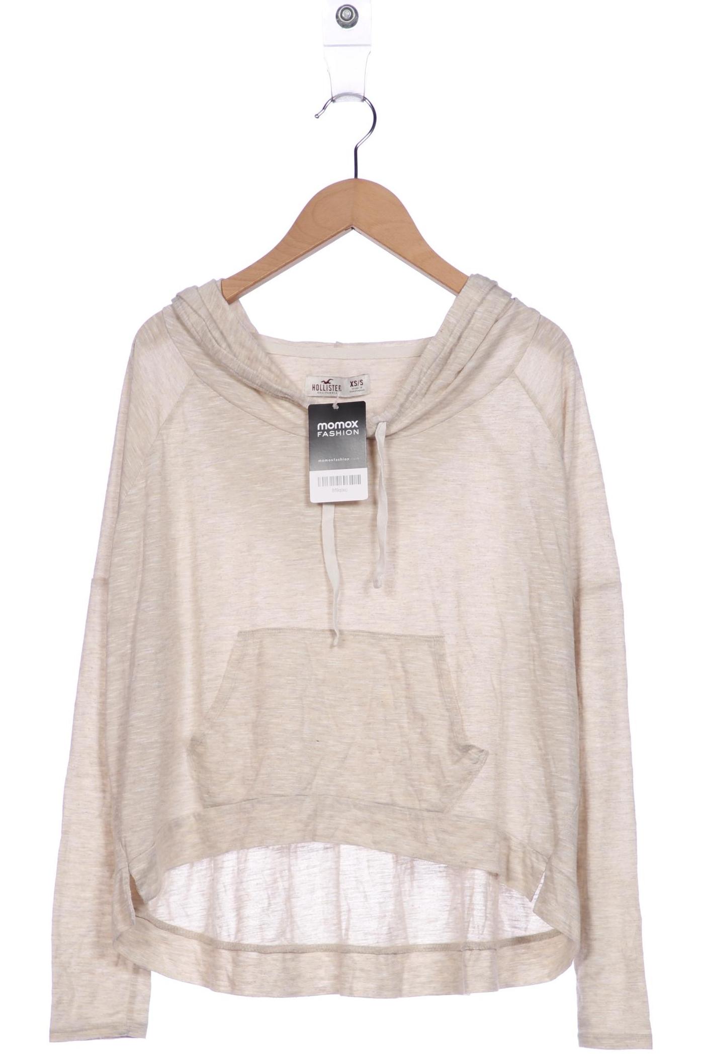 

Hollister Damen Langarmshirt, beige, Gr. 34