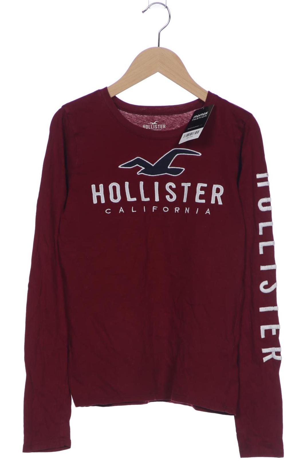 

Hollister Damen Langarmshirt, bordeaux, Gr. 34