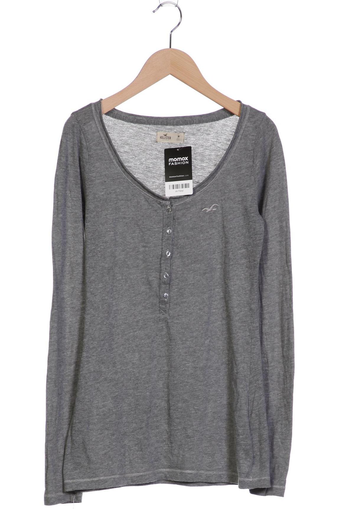 

Hollister Damen Langarmshirt, grau