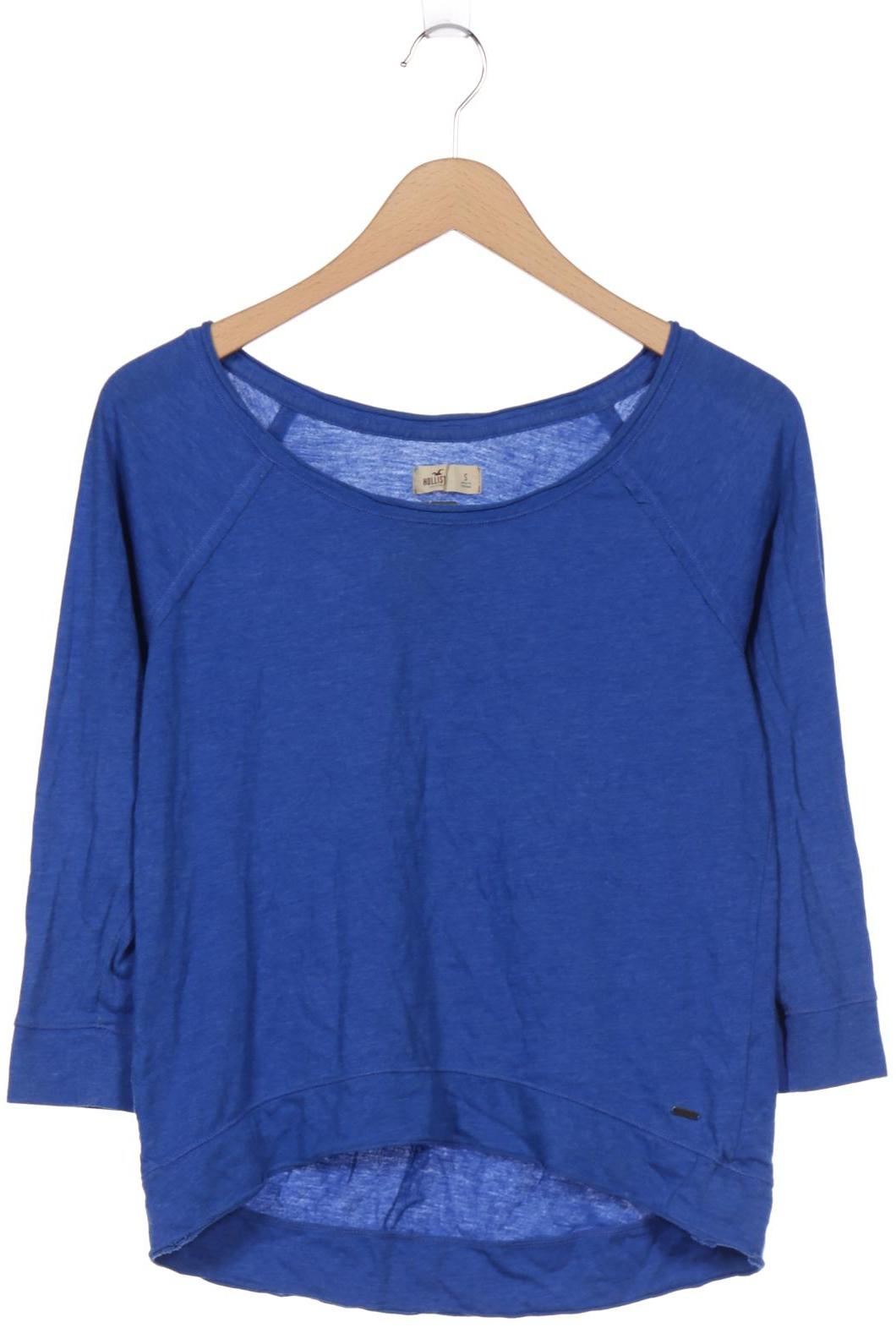 

Hollister Damen Langarmshirt, blau, Gr. 36