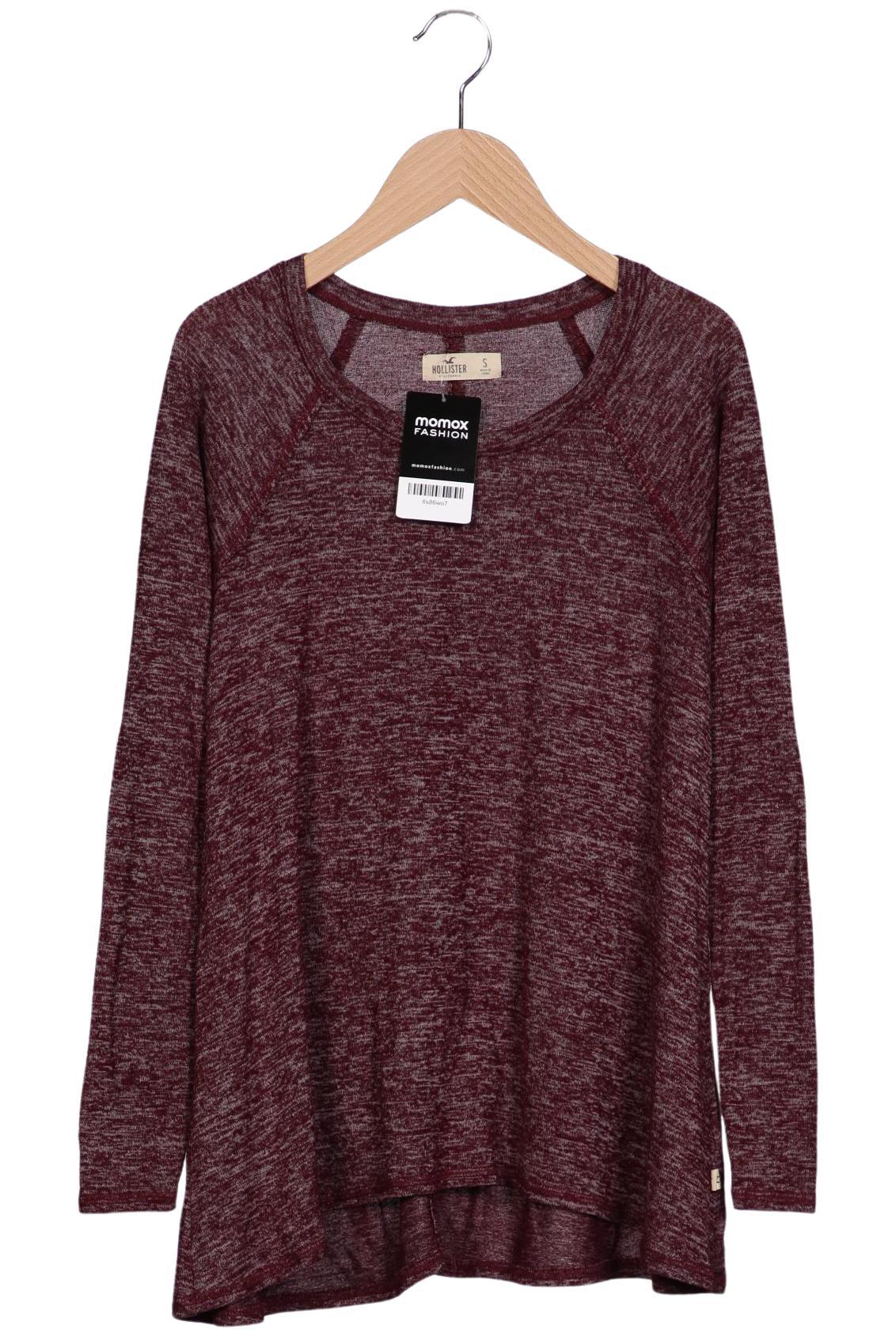 

Hollister Damen Langarmshirt, bordeaux, Gr. 36