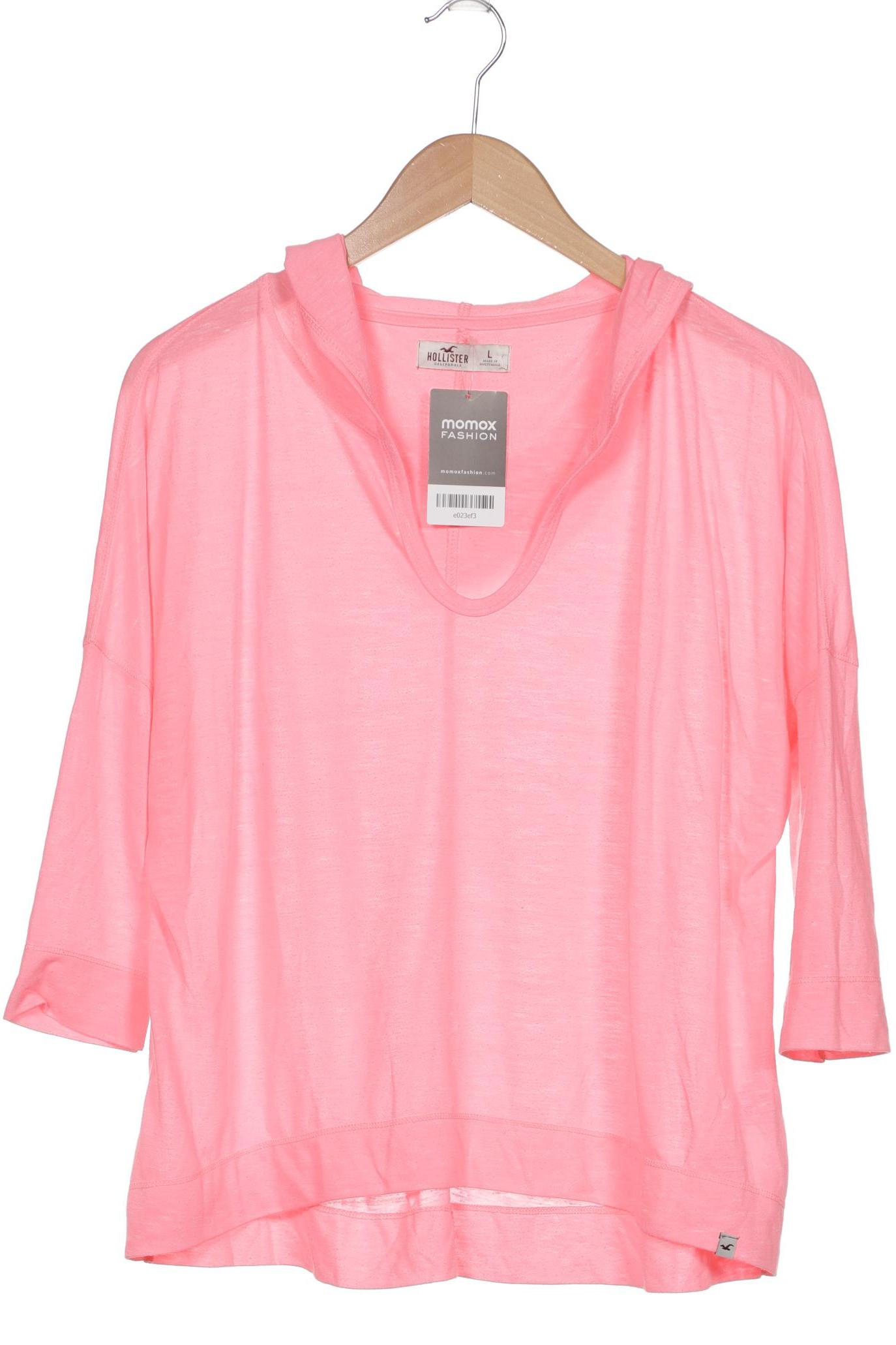 

Hollister Damen Langarmshirt, pink, Gr. 42