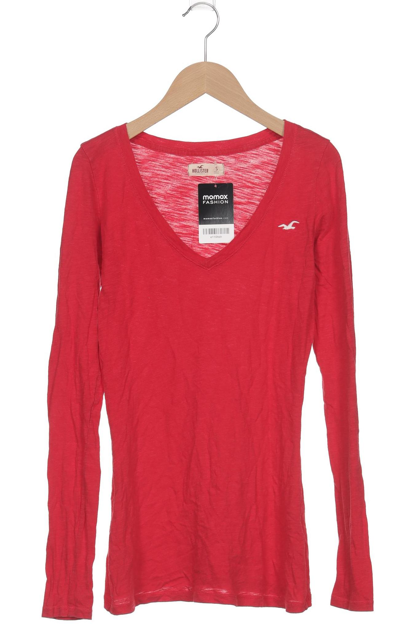 

Hollister Damen Langarmshirt, rot, Gr. 36