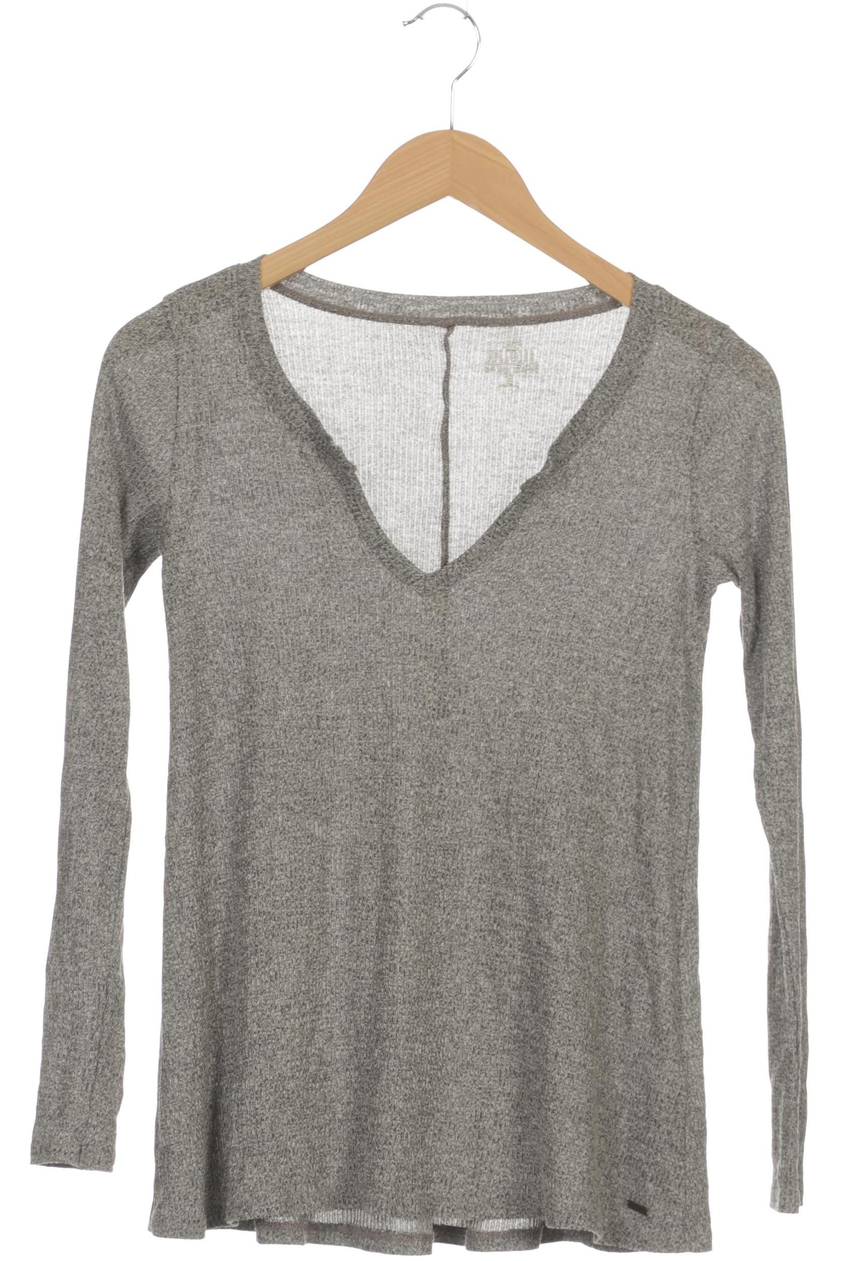 

Hollister Damen Langarmshirt, grau, Gr.