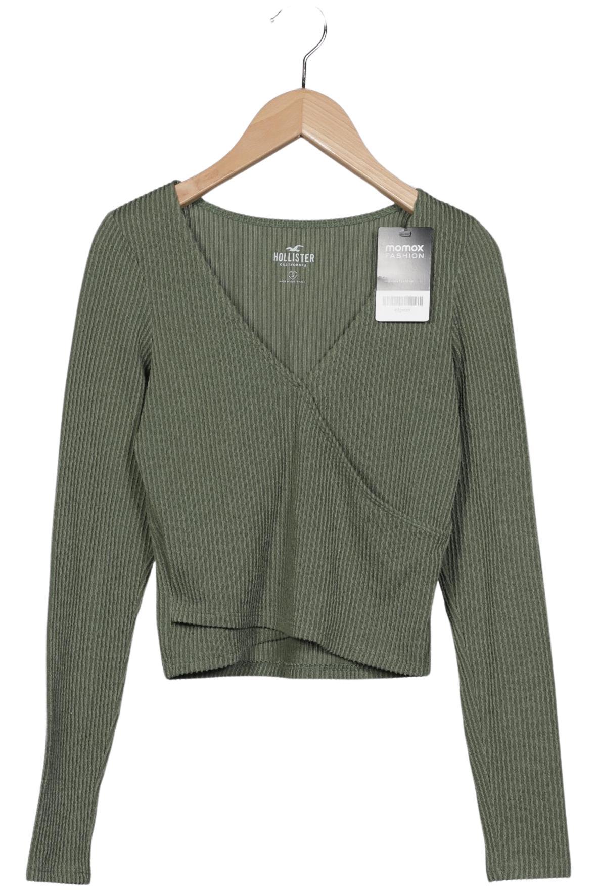 

Hollister Damen Langarmshirt, grün, Gr. 36