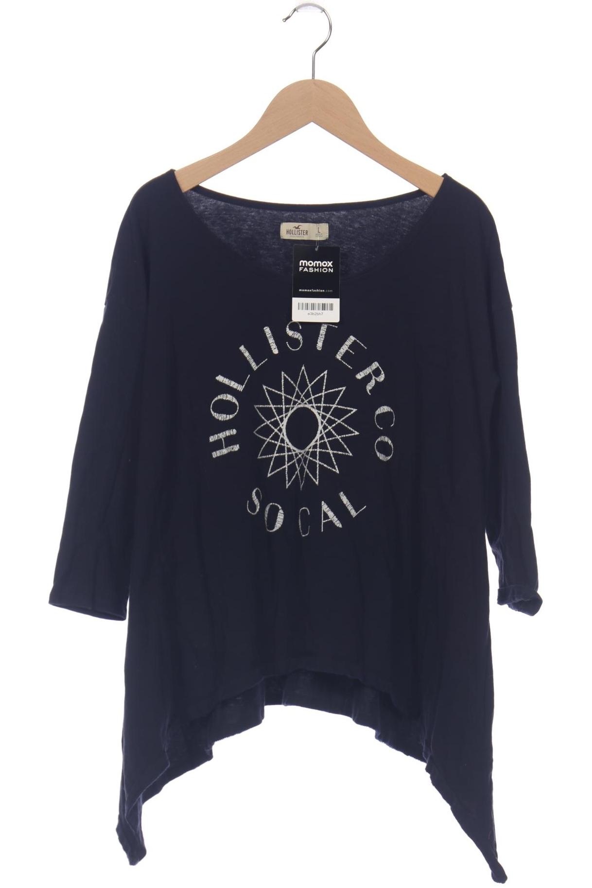 

Hollister Damen Langarmshirt, marineblau, Gr. 42