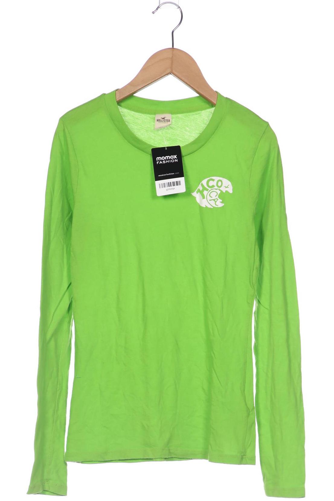 

Hollister Damen Langarmshirt, hellgrün, Gr. 42