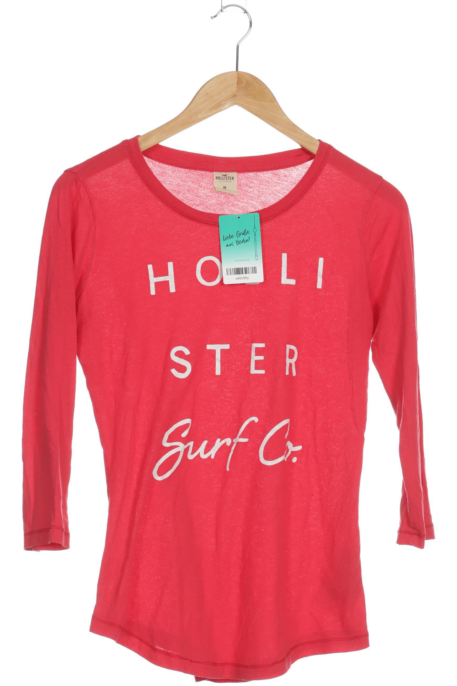 

Hollister Damen Langarmshirt, pink, Gr.