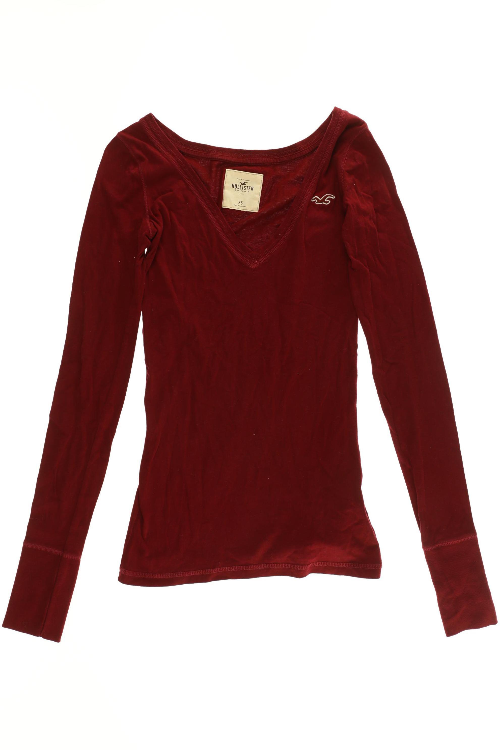 

Hollister Damen Langarmshirt, rot, Gr.