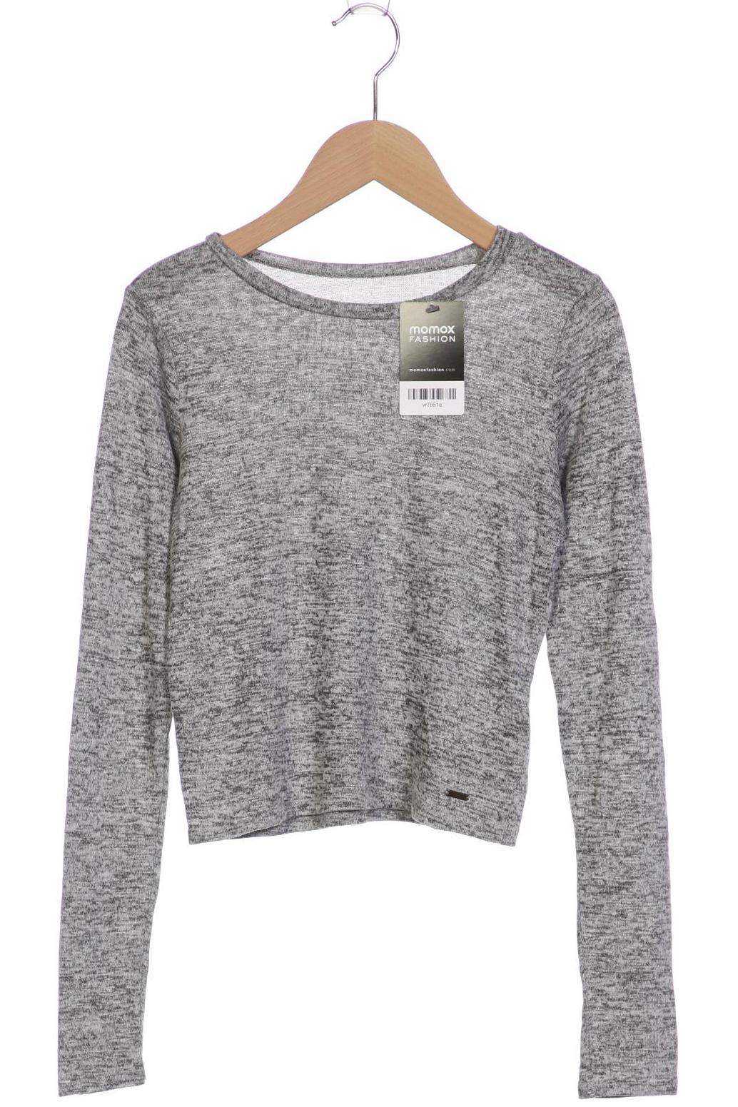 

Hollister Damen Langarmshirt, grau, Gr. 34