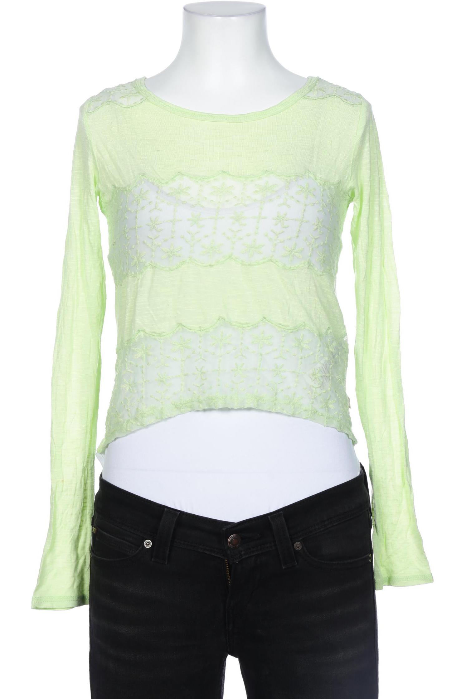 

Hollister Damen Langarmshirt, grün, Gr. 34