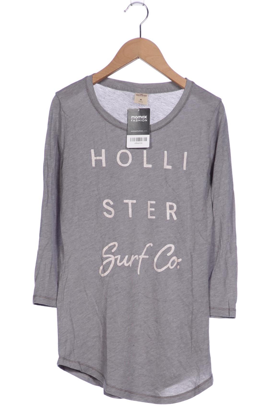 

Hollister Damen Langarmshirt, grau, Gr. 38