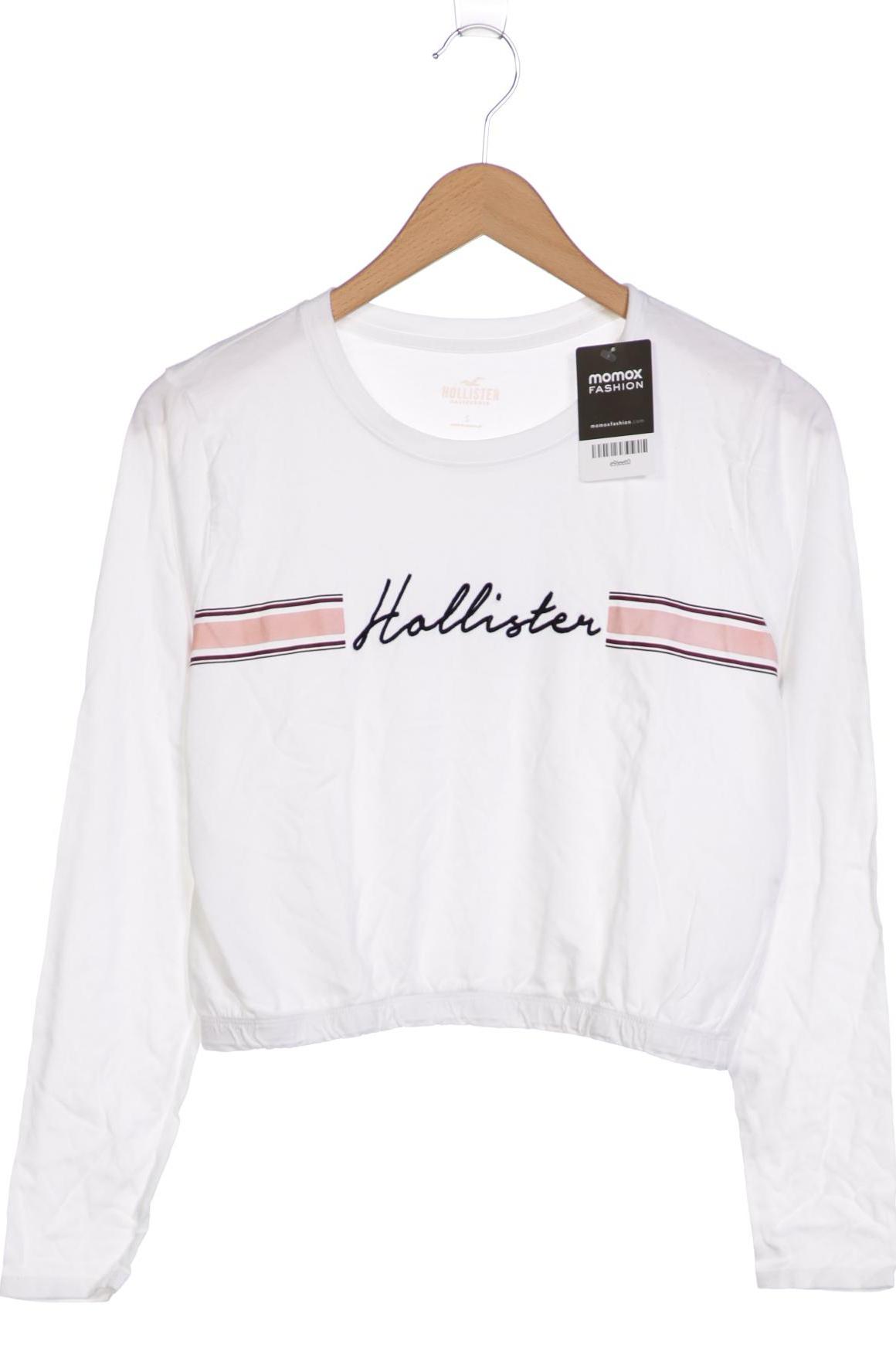 

Hollister Damen Langarmshirt, weiß, Gr. 36