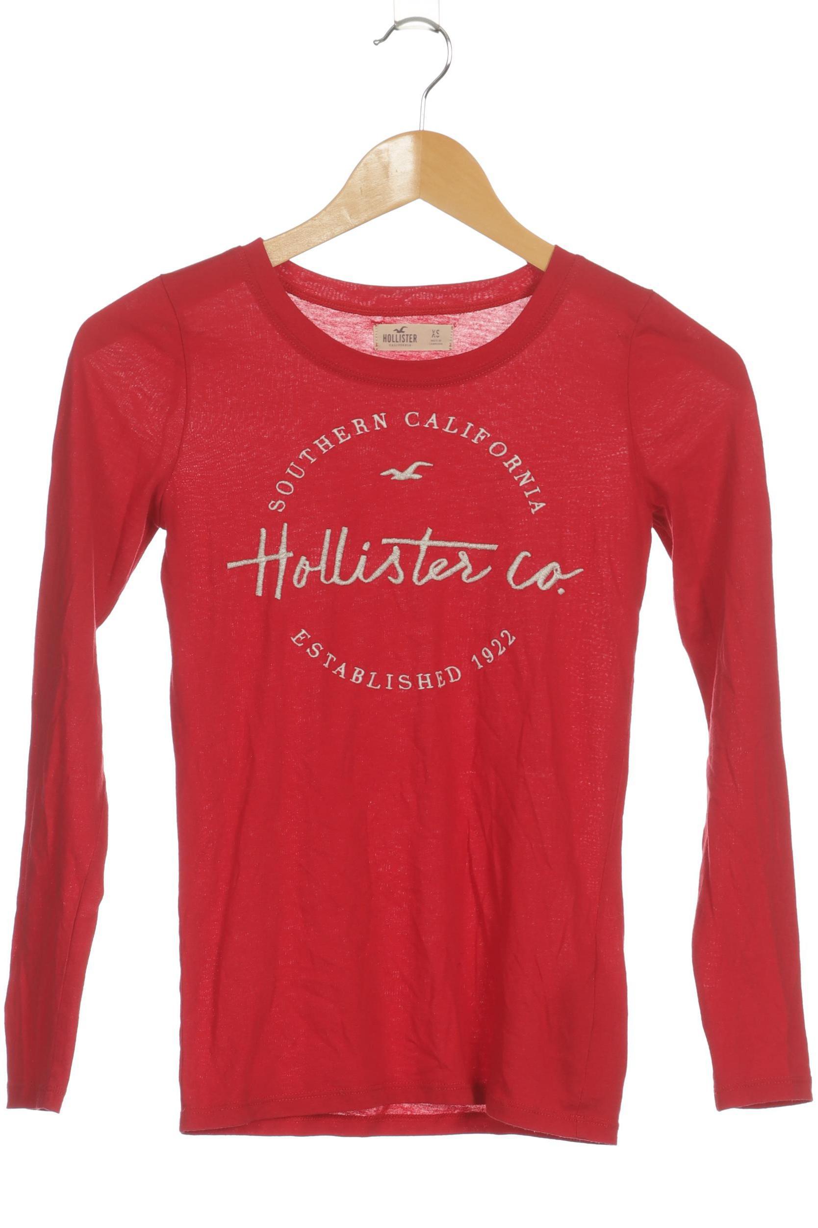 

Hollister Damen Langarmshirt, rot, Gr.