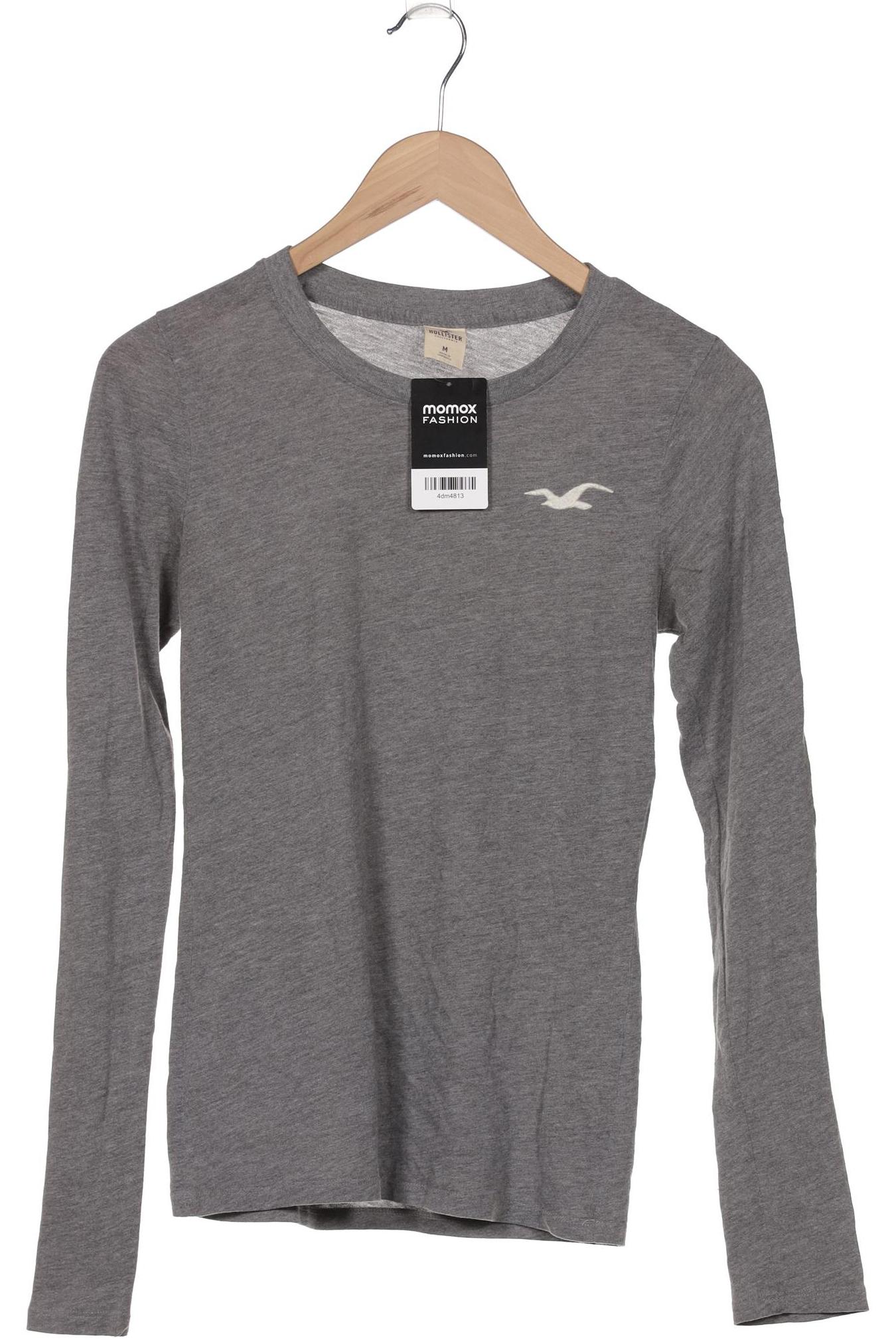

Hollister Damen Langarmshirt, grau, Gr. 38