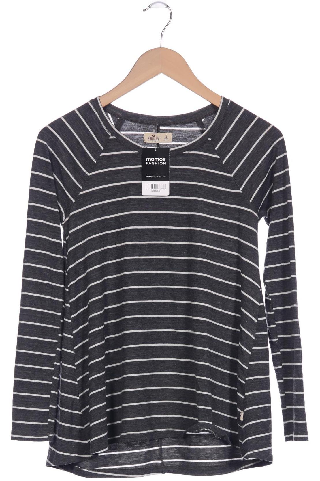 

Hollister Damen Langarmshirt, grau, Gr. 36