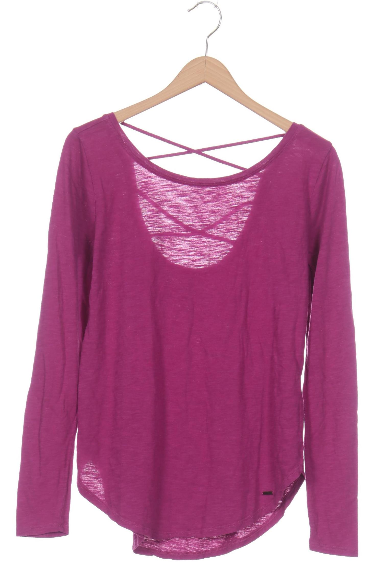 

Hollister Damen Langarmshirt, flieder, Gr. 34