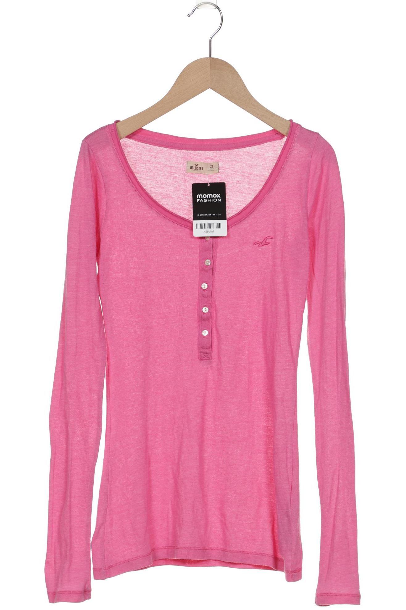 

Hollister Damen Langarmshirt, pink